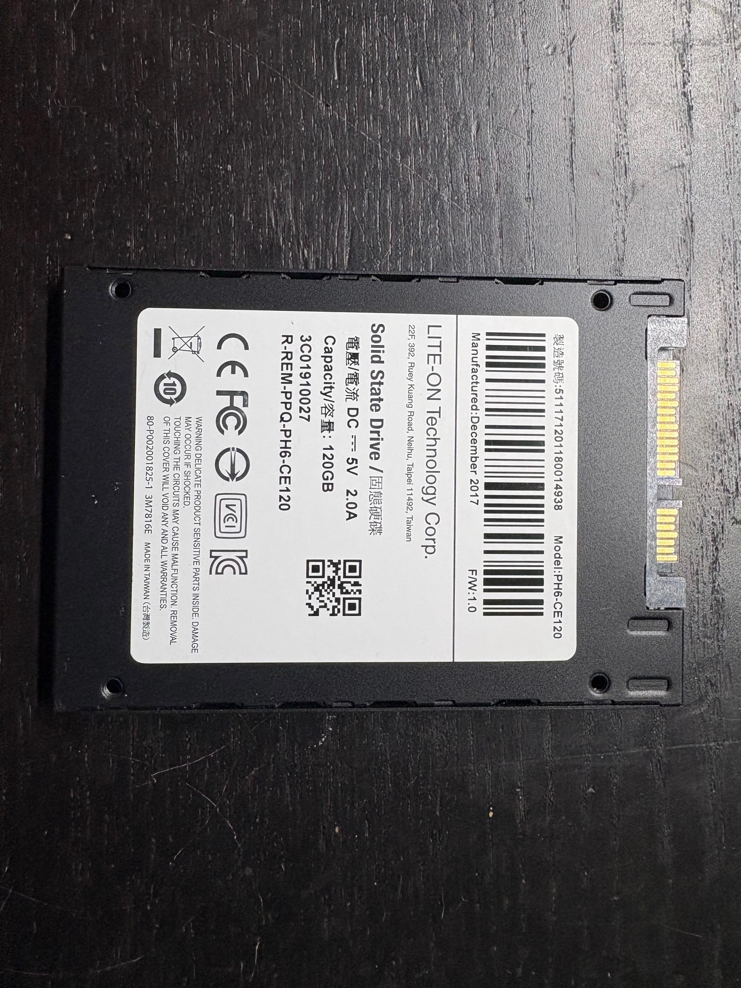 LiteOn 128GB SSD