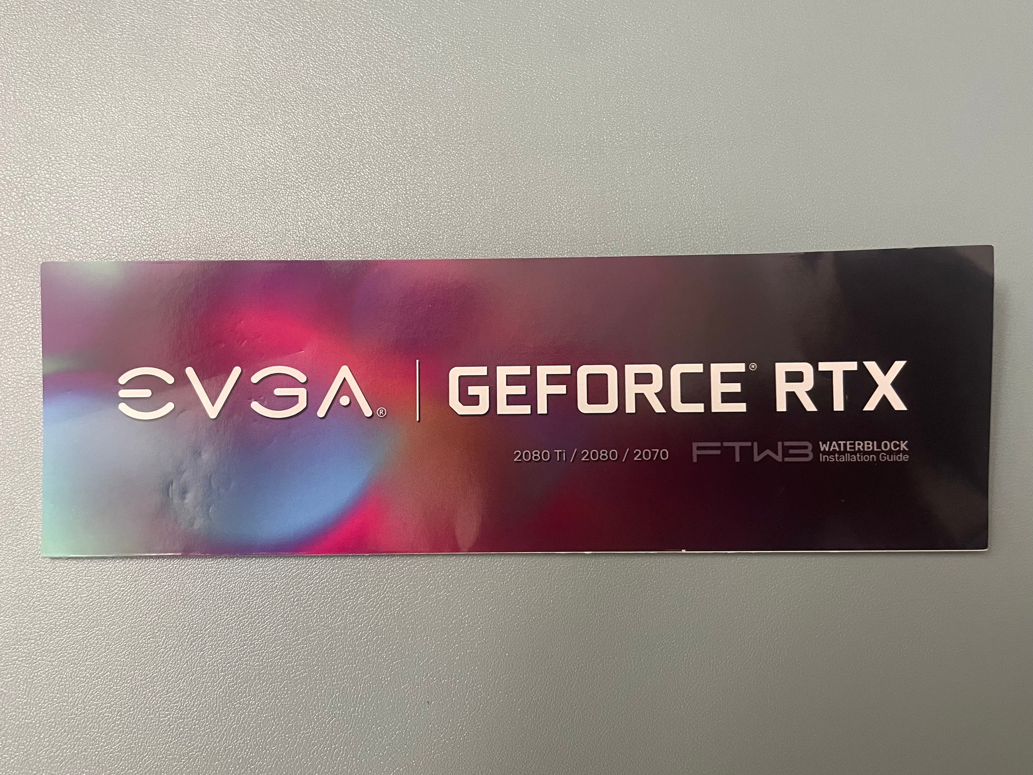 EVGA FTW3/FTW3 Ultra RTX 2080ti/2080/2070 Hydro Copper Water Block
