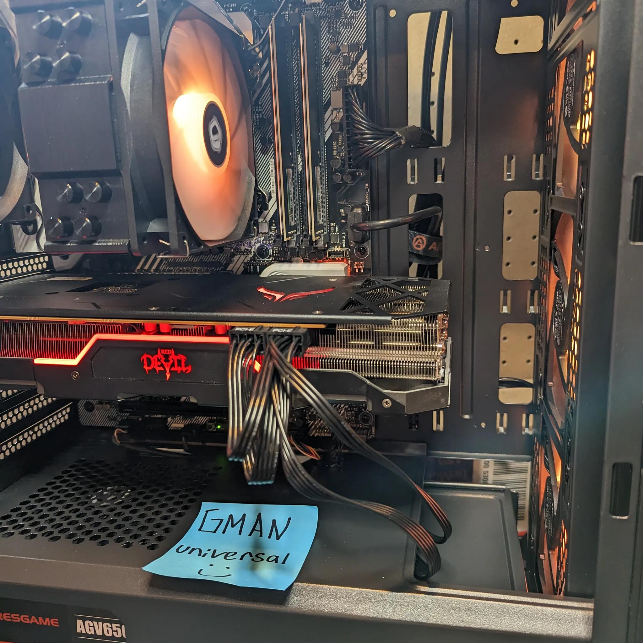 Intel i3-10100  | AMD 5700XT 8GB | 16gb Ram 3200Mhz| 256gb NVME SSD