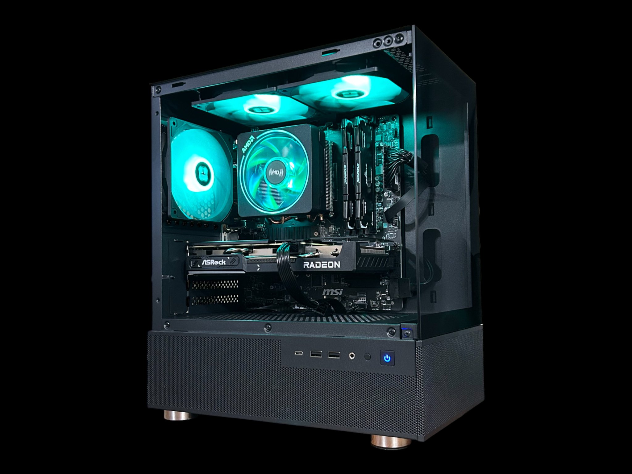 RX 9060XT 16GB | Ryzen 5 5600X | 16GB DDR4 | 1TB NVMe | The Officer RX