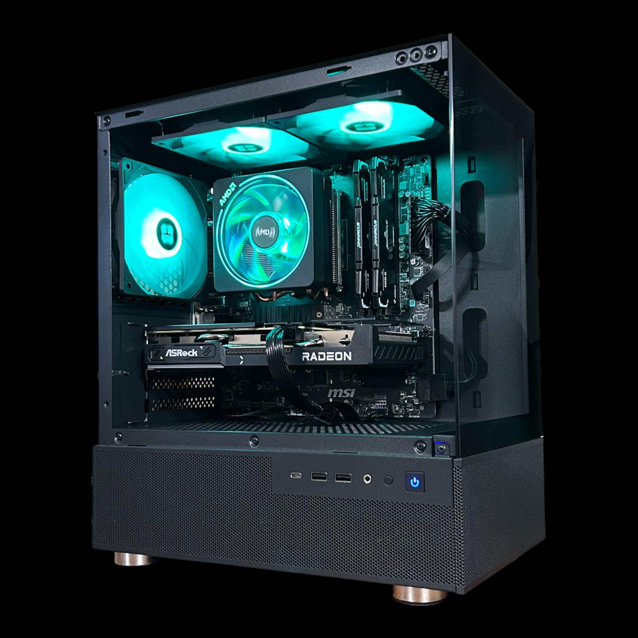 RX 9060XT 16GB | Ryzen 5 5600X | 32GB DDR4 | 1TB NVMe | The Officer RX