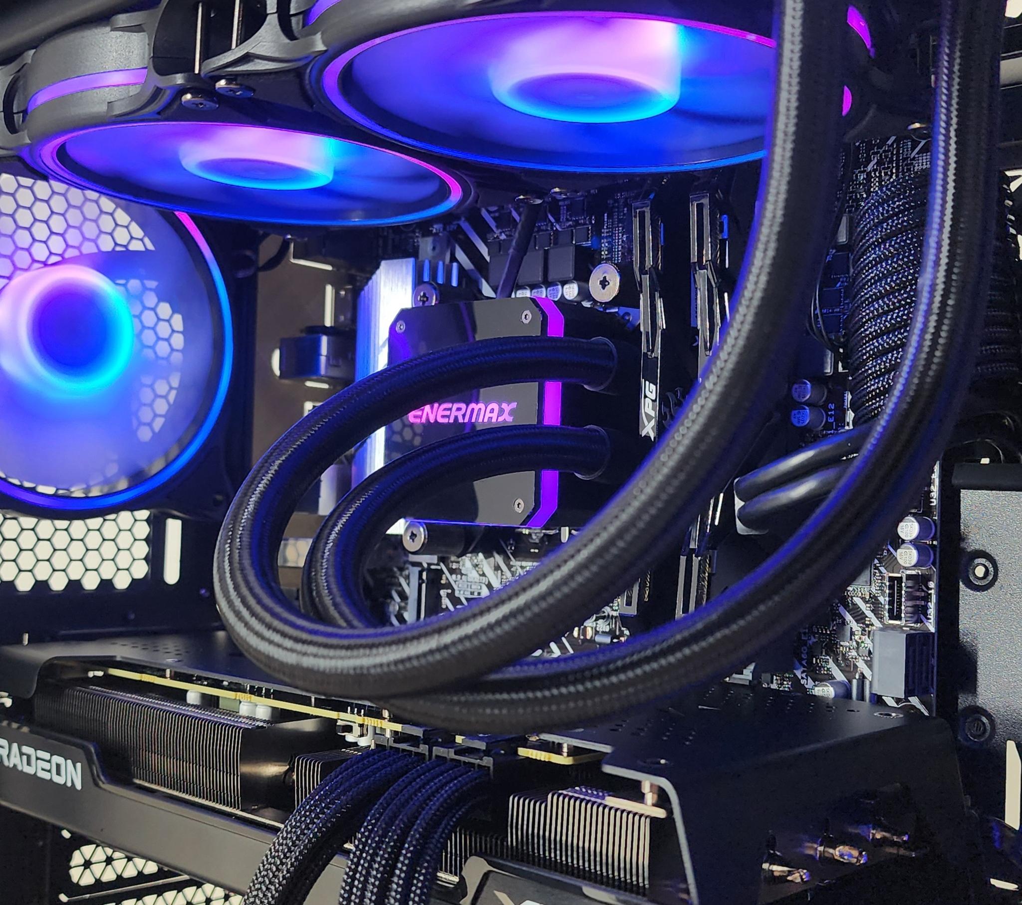 Gaming PC i5-12600KF 16GB RAM 1TB SSD RX 7600 XT 16GB Windows 11 Computer