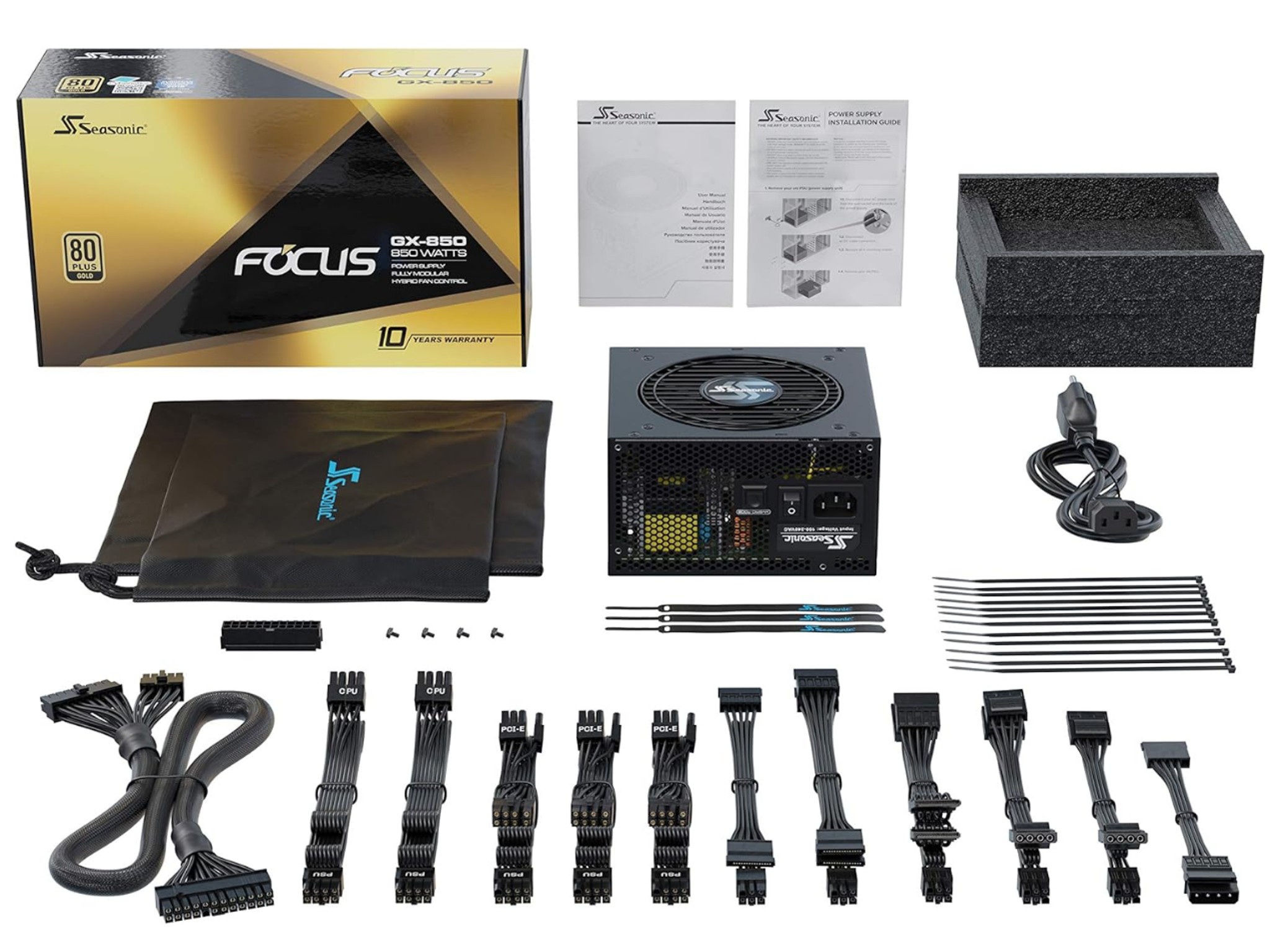 Seasonic Focus GX-850 850W Fully Modular PSU