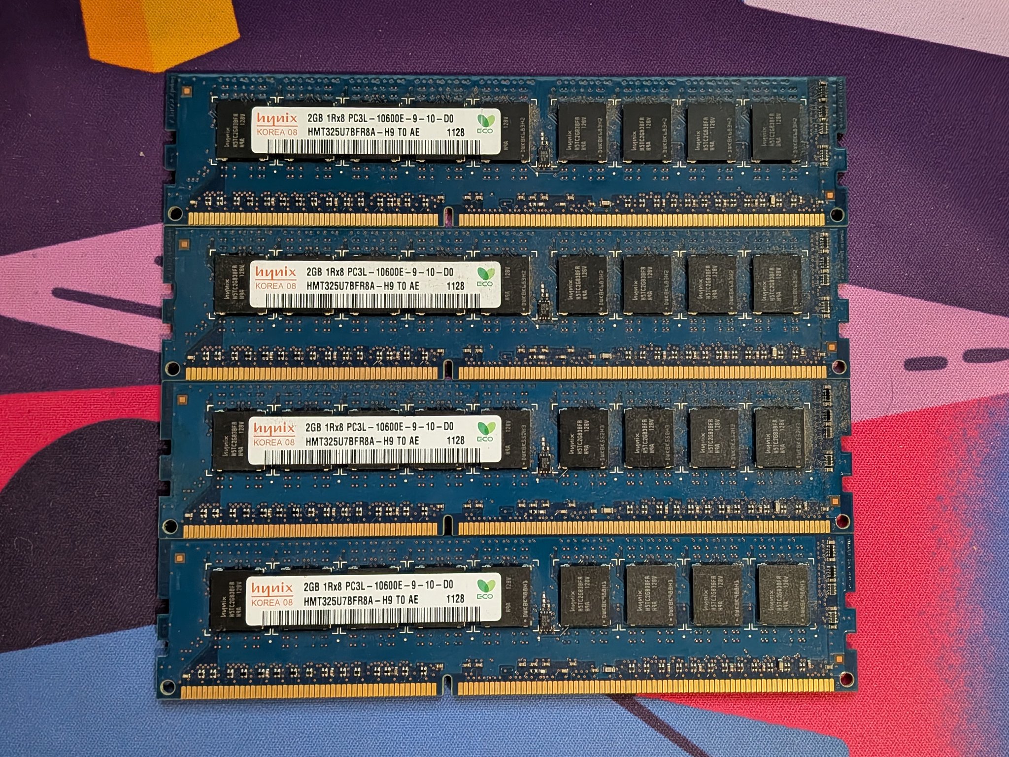 SK Hynix 12GB DDR3 1333MHZ Unbuffered ECC RAM (6 Sticks)