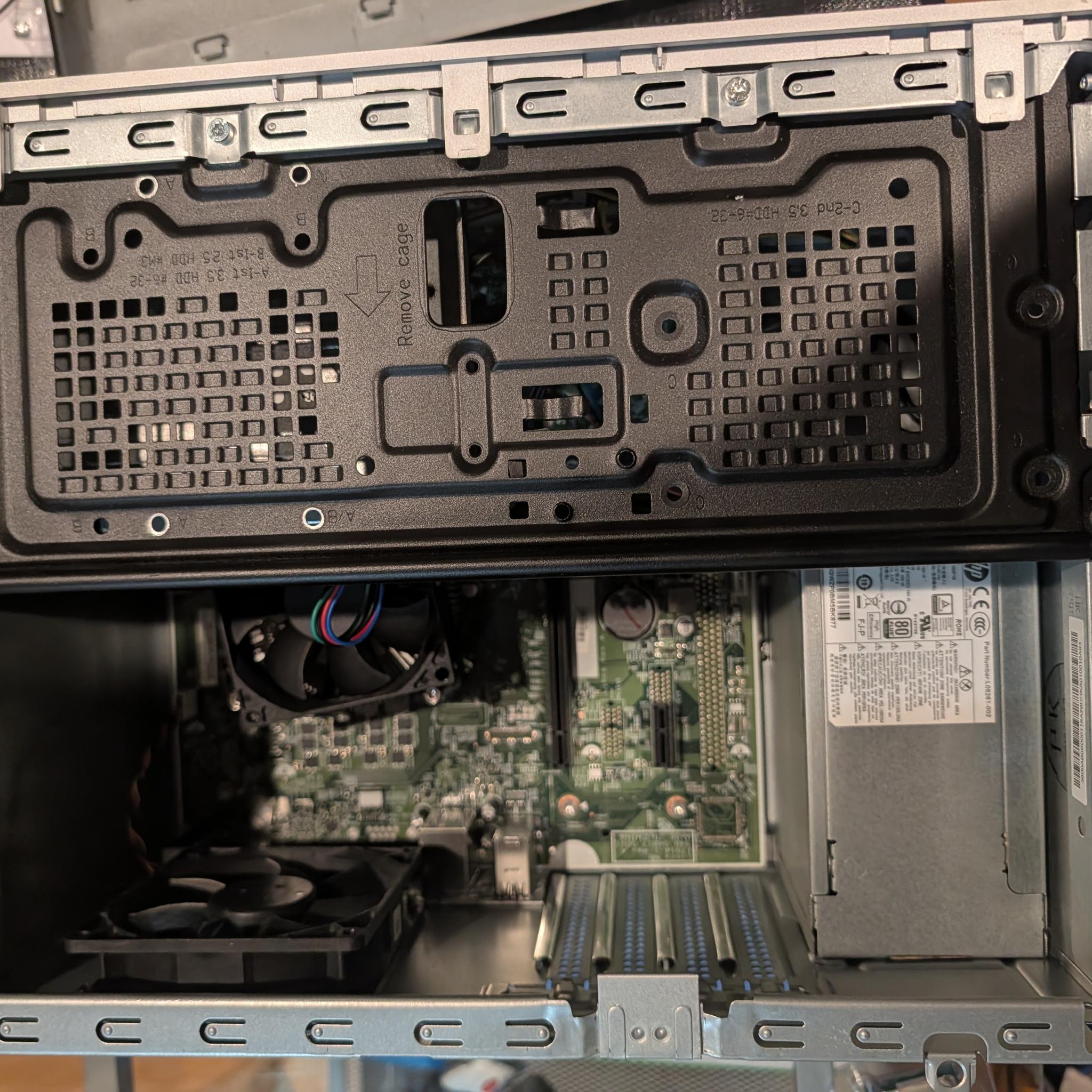 HP CPU + Mobo + PSU + Case + Cooler combo