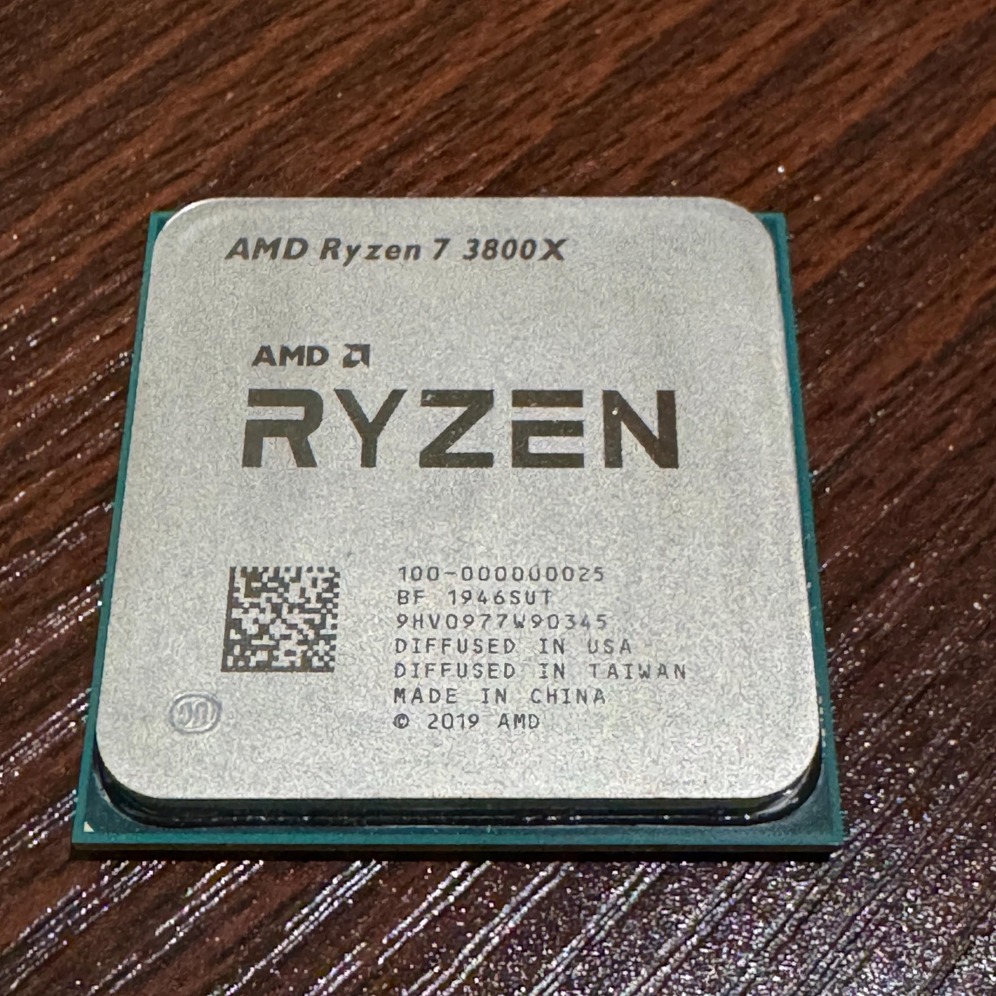 Ryzen 7 3800X - a sweet CPU