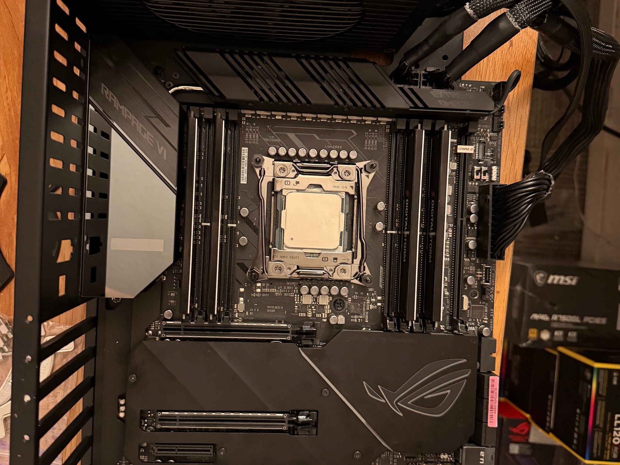 i9-10980XE + 64GB DDR4 + 500GB NVME SSD + ROG RAMPAGE VI OMEGA
