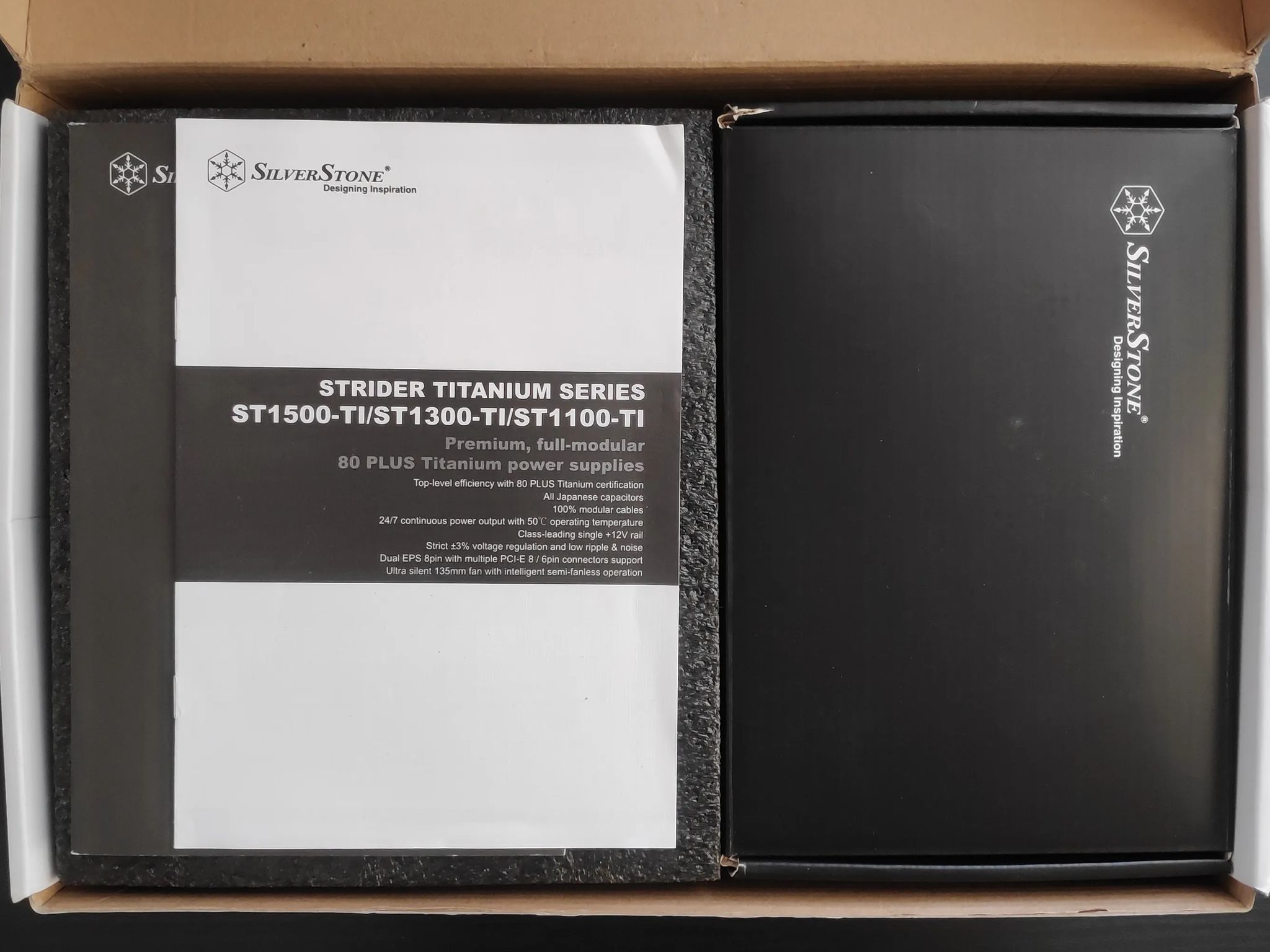 SilverStone ST1300-TI, 1300W, 80 Plus Titanium Certified Fully Modular Power Supply
