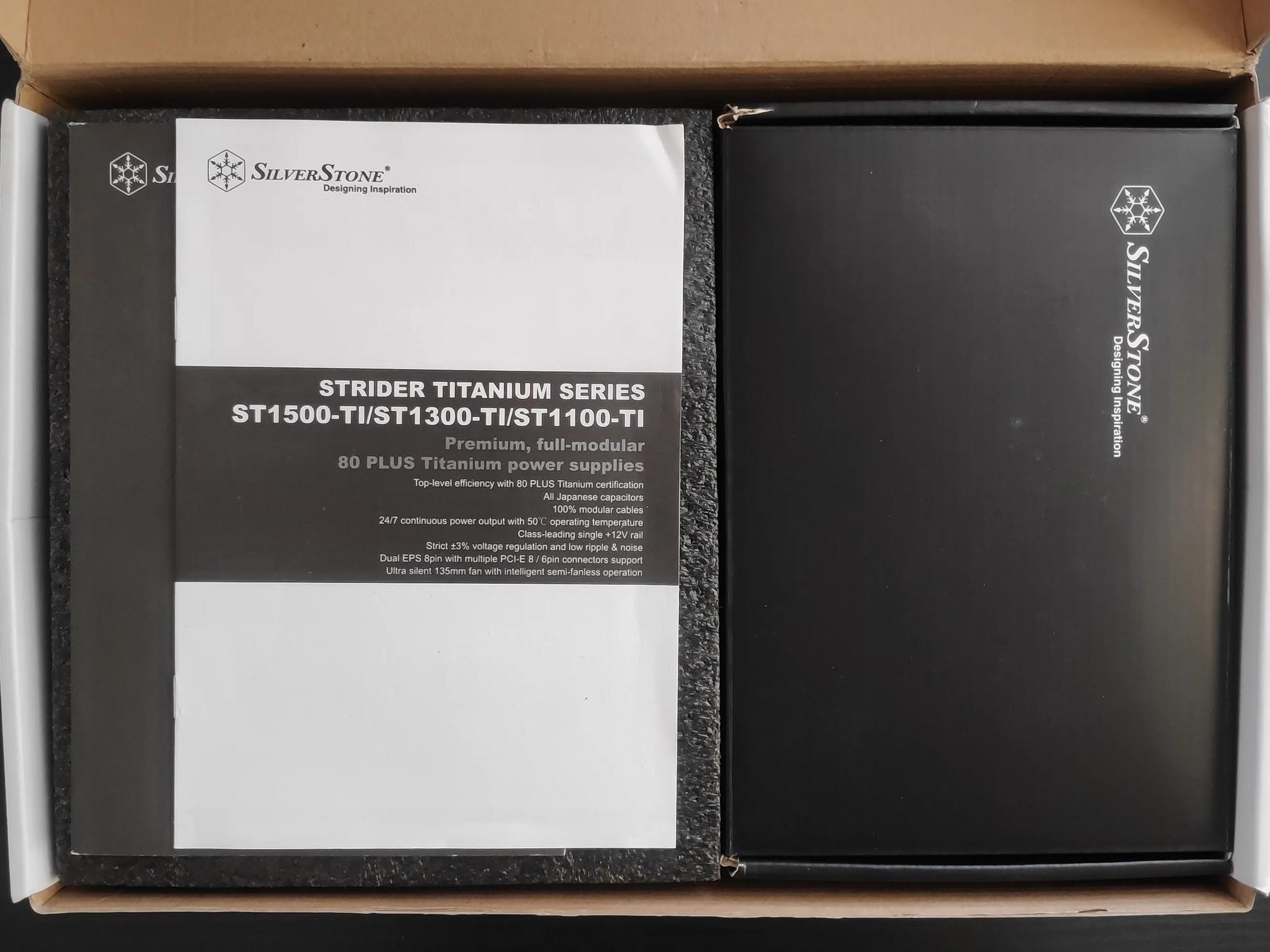 SilverStone ST1300-TI, 1300W, 80 Plus Titanium Certified Fully Modular Power Supply