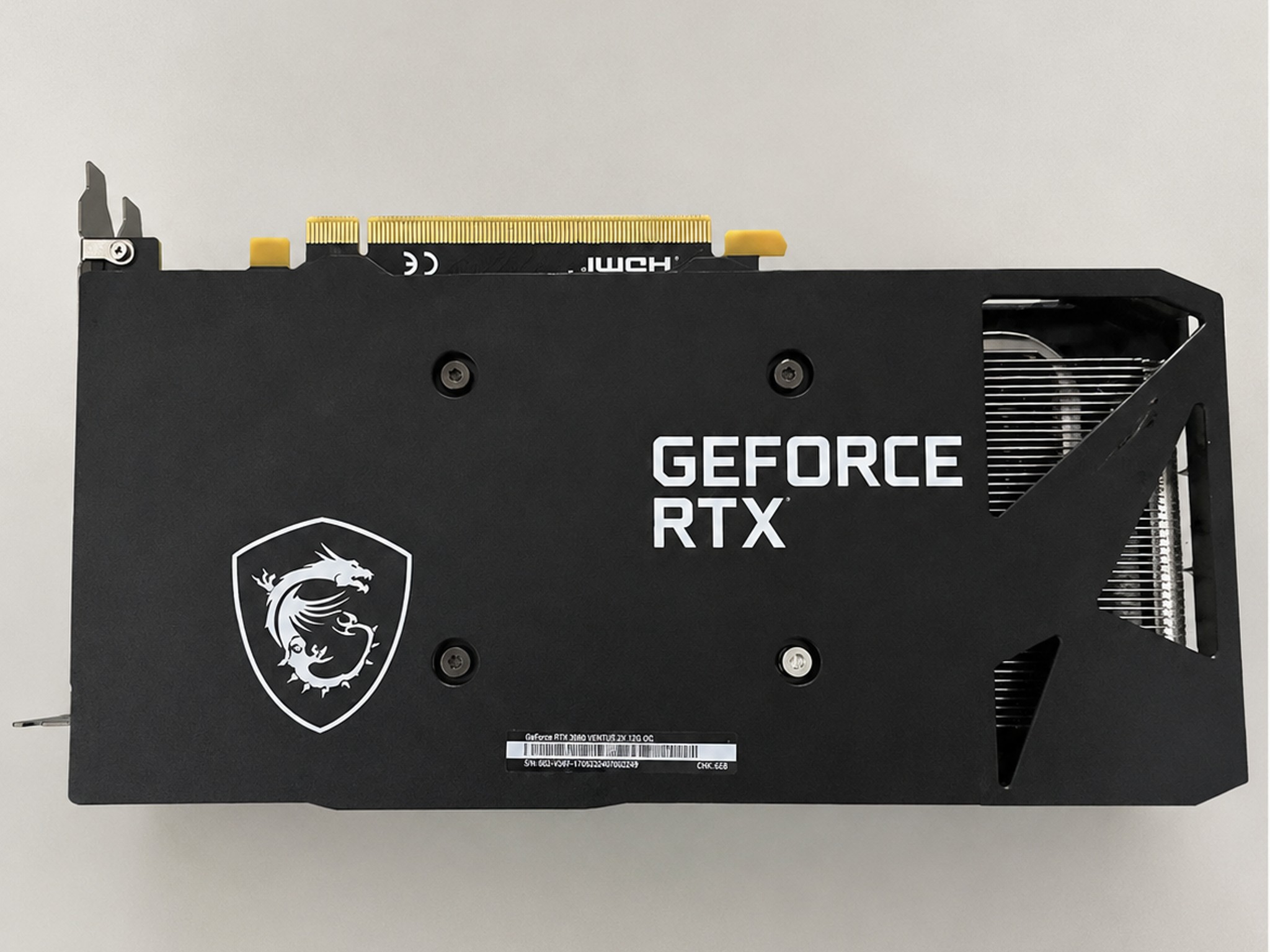 MSI GeForce RTX 3060 Ventus 2X 12G