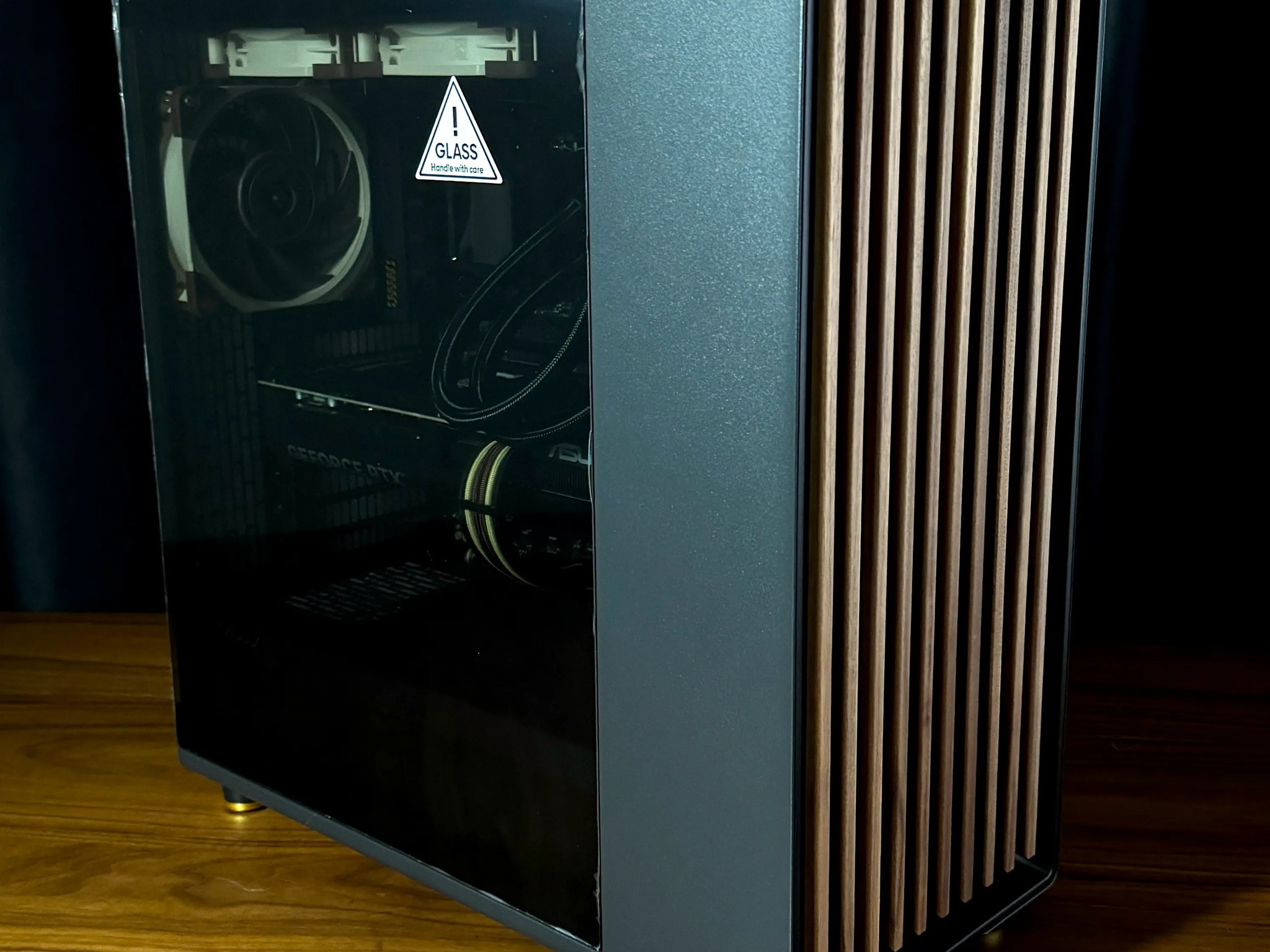 Wood Aesthetic Creator PC | ASUS RTX 5070 Ti | Ryzen 7800X3D | 32GB DDR5 | 2TB SSD