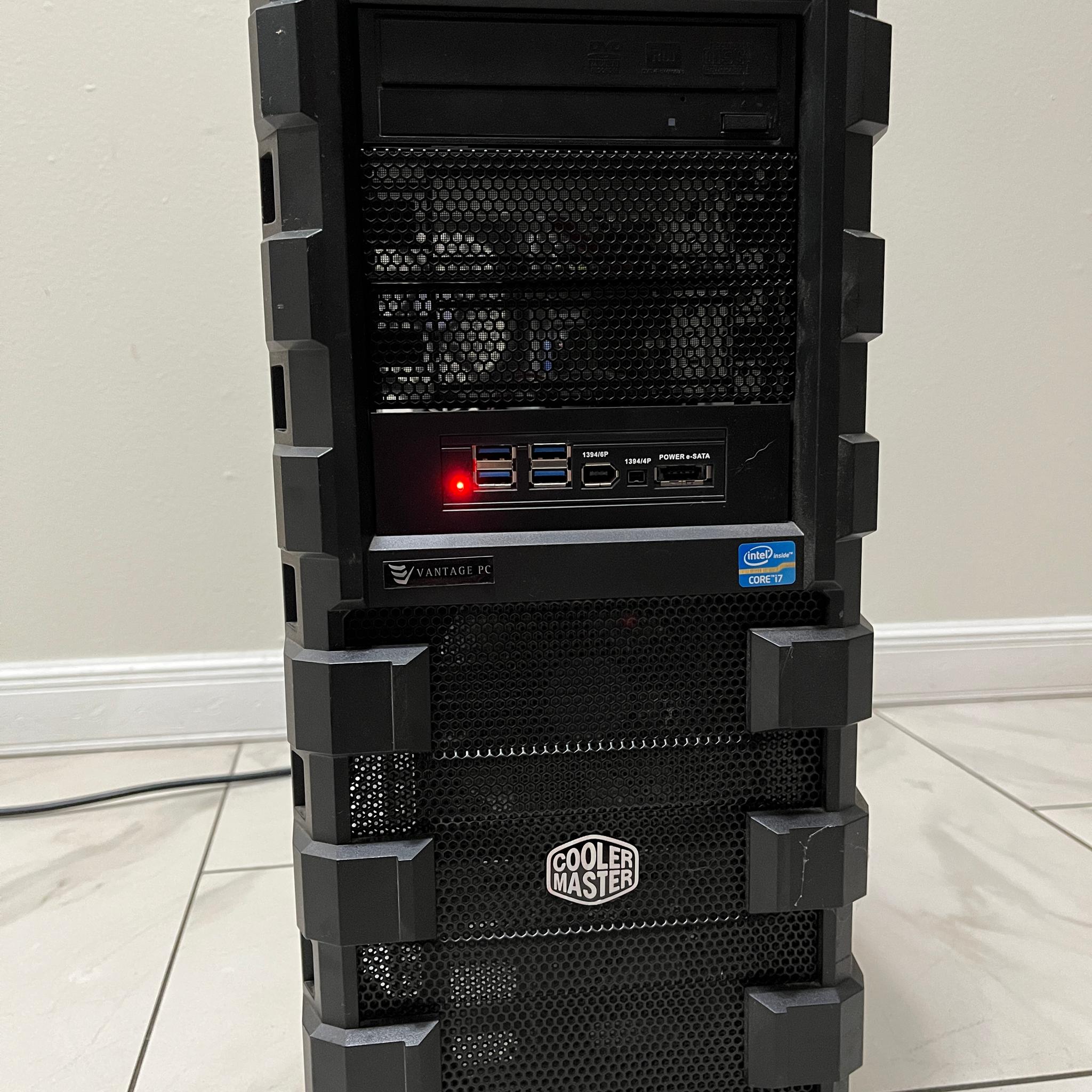 NVIDIA RTX 3070, Intel Core i7-8700, 16GB RAM, 500GB SSD - High FPS Gaming PC Wi-Fi & BT
