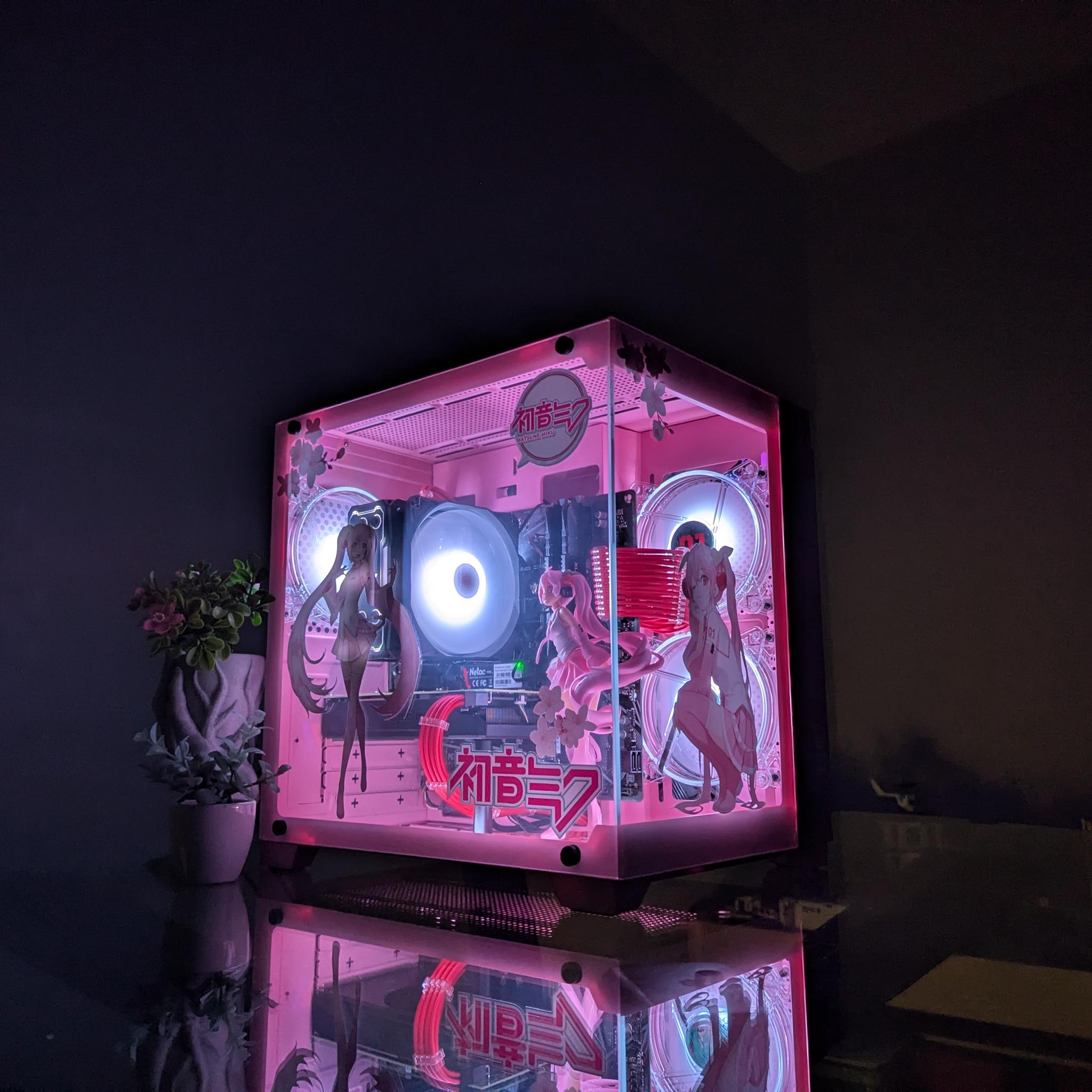 The Sakura Hatsune Miku 1080p Gaming PC | Nvidia RTX 2060 Super |Ryzen 5 | 1 TB SSD | 16GB RAM