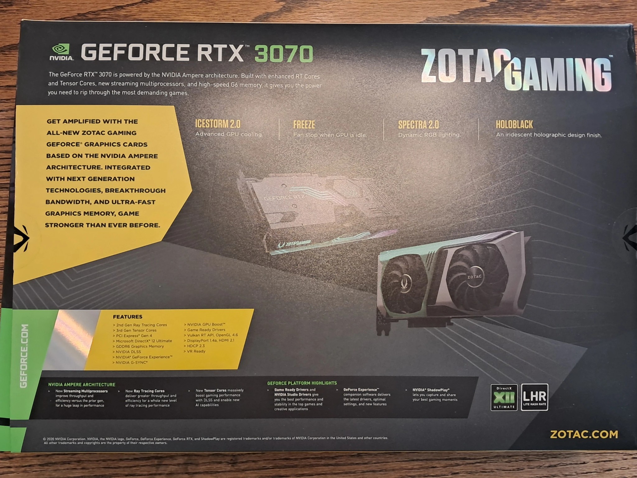 Zotac GeForce RTX 3070 AMP Holoblack