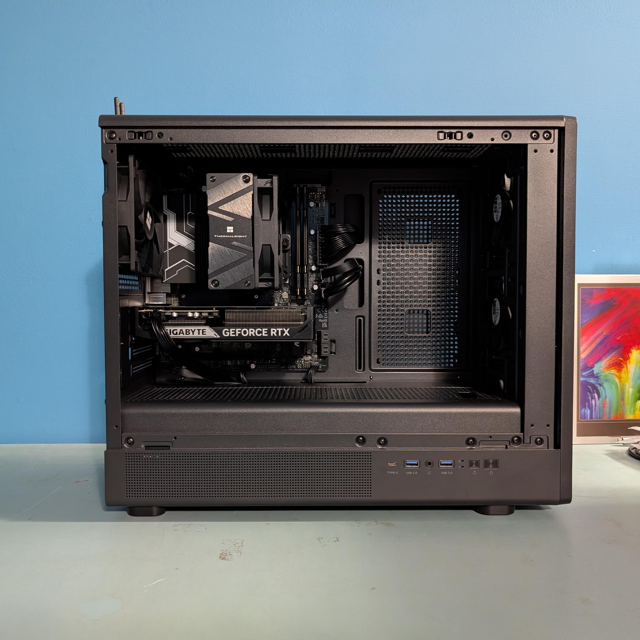 RTX 5060 Ti 16GB Gaming PC – Ryzen 5 7500F | 1440p Ultra | Black & Wood