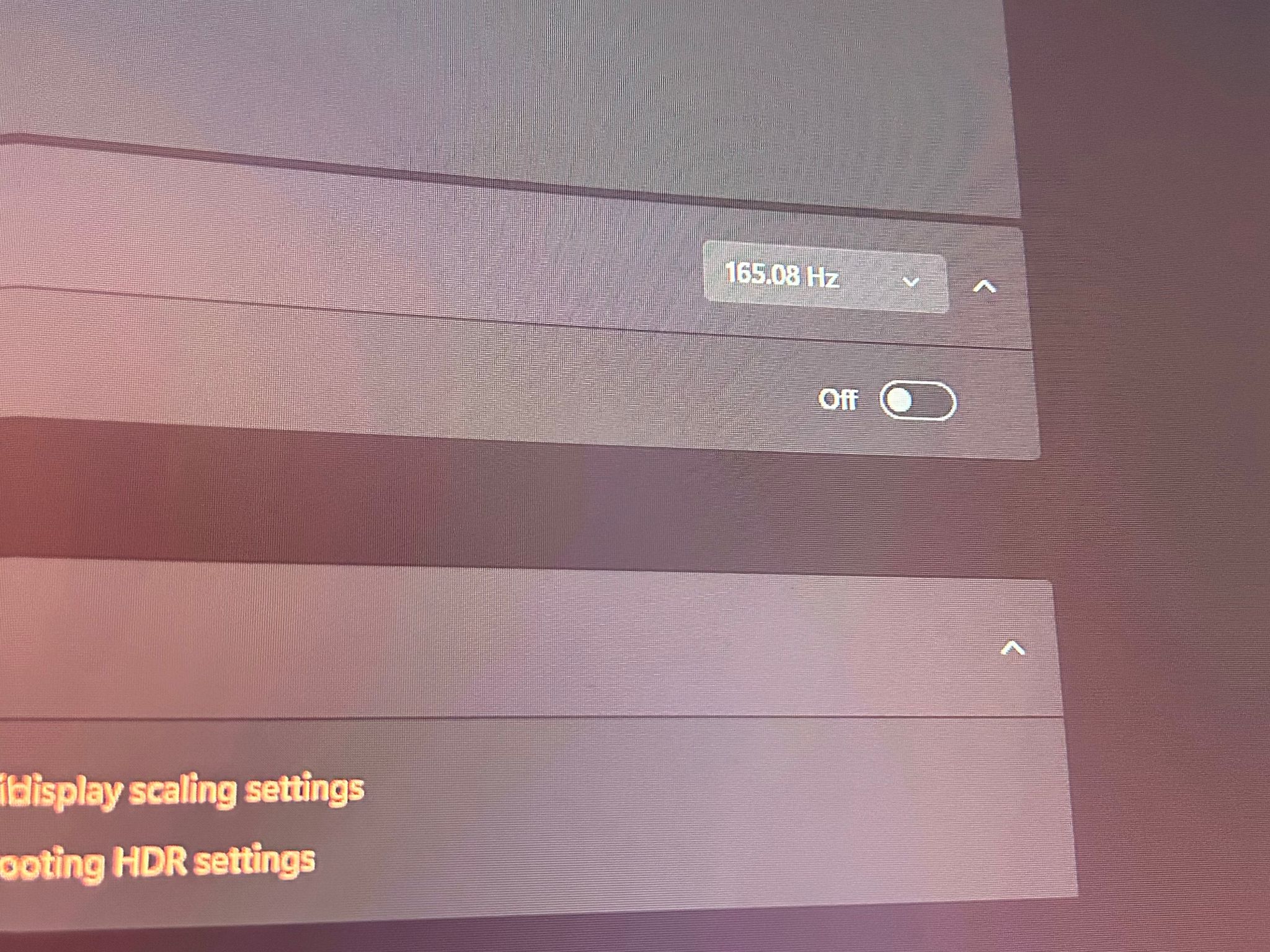 Dell 1440p 165hz Curved 32inch