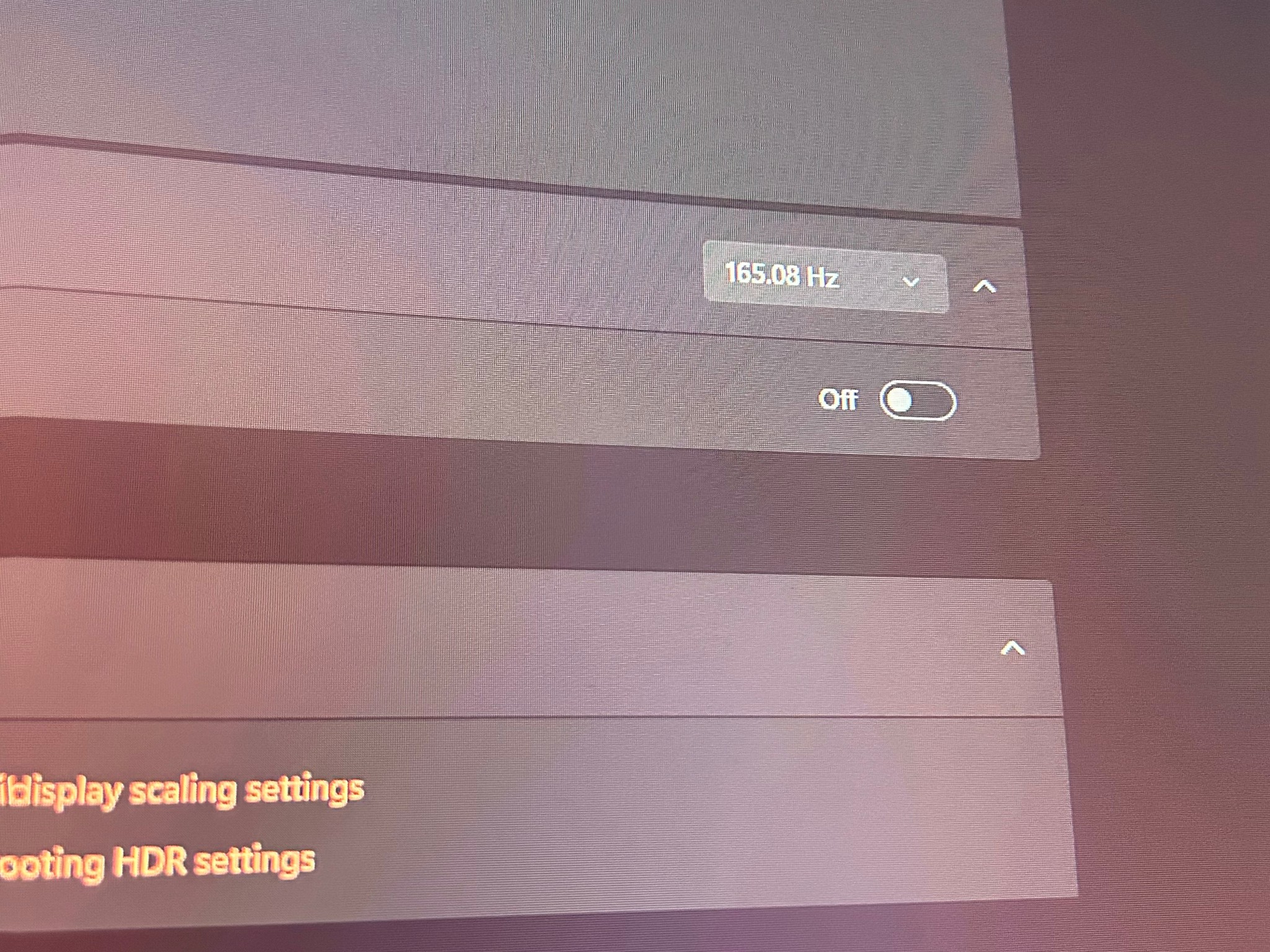 Dell 1440p 165hz Curved 32inch