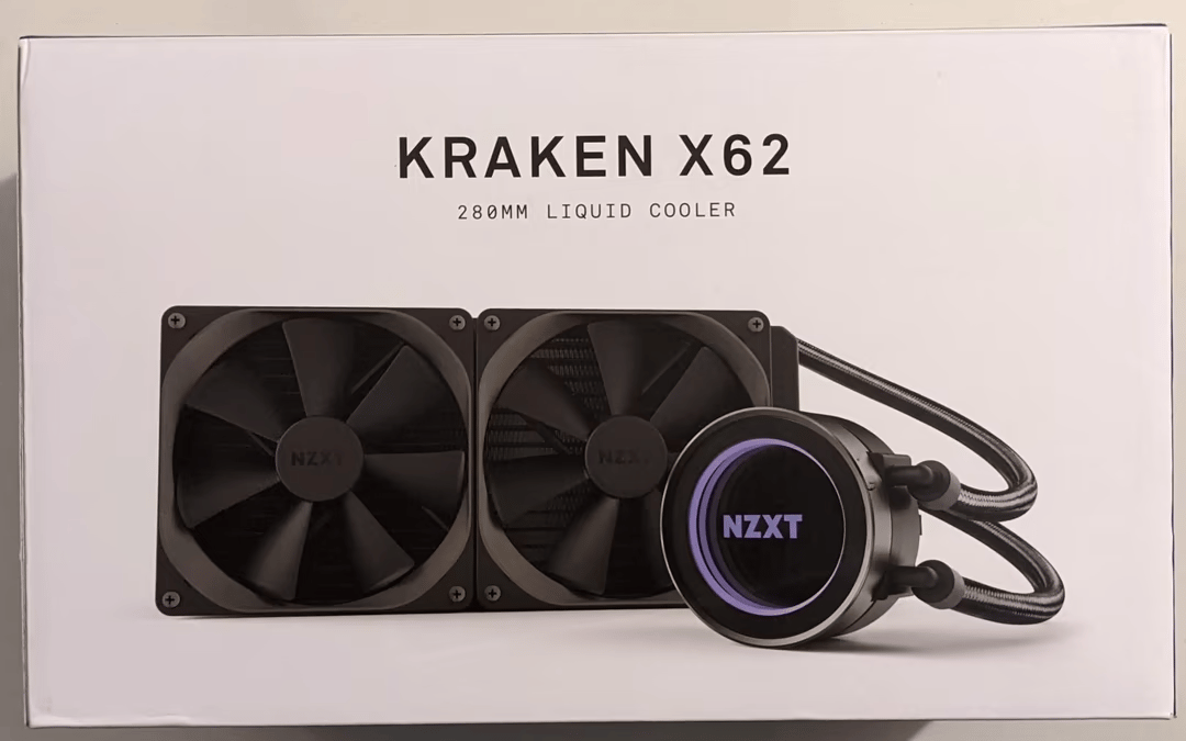 NZXT Kraken X62 280mm -RL-KRX62-02 -AIO RGB CPU Liquid Cooler -Infinity Mirror Design -Aer P140mm