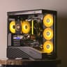 FREE SHIP 🖤🌈 Black RGB Gaming PC | RTX 4070 W/ WARRANTY | Core 5 225F | 1TB NVME SSD | 16 GB DDR5