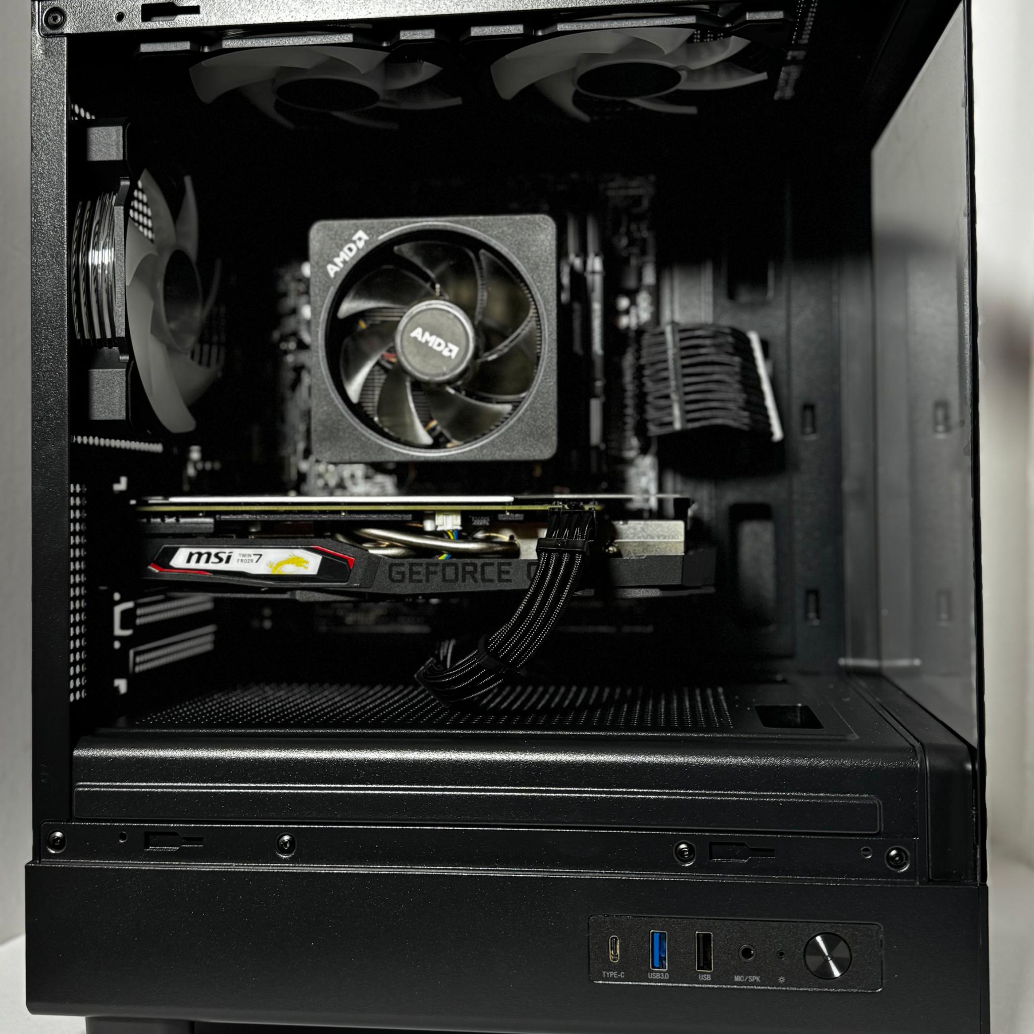 🏴DARKNIGHT🏴 | RYZEN 7 1700X | NVIDIA 1660 | 1TB SSD | 16GB DDR4 | BT/WIFI | WIN 11