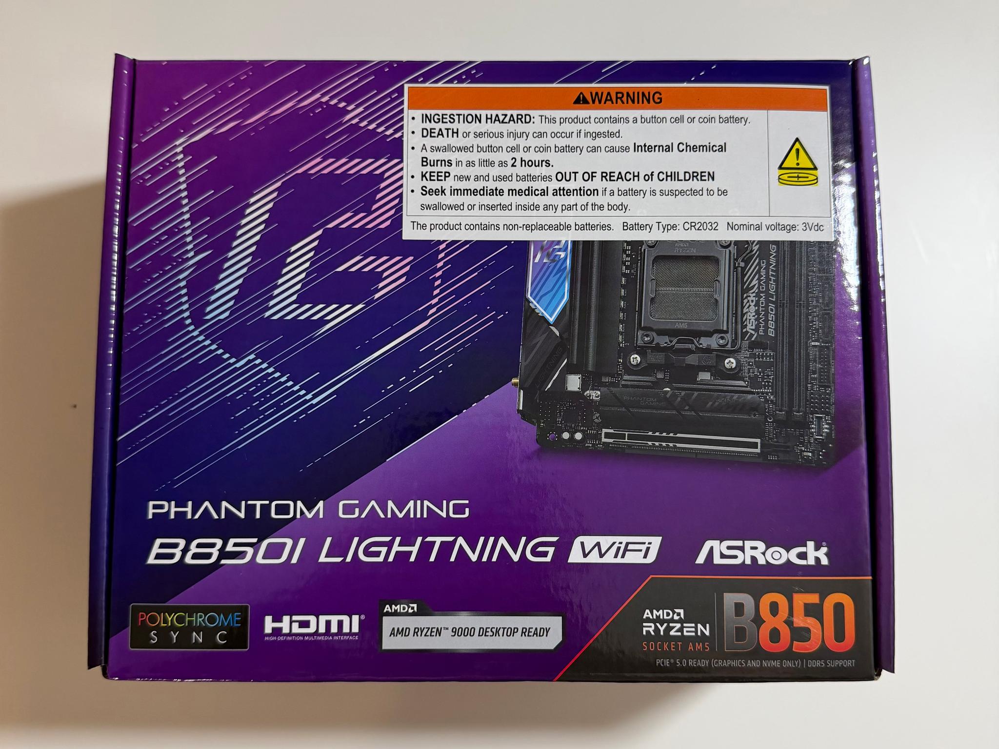 AsRock B850 ITX Motherboard