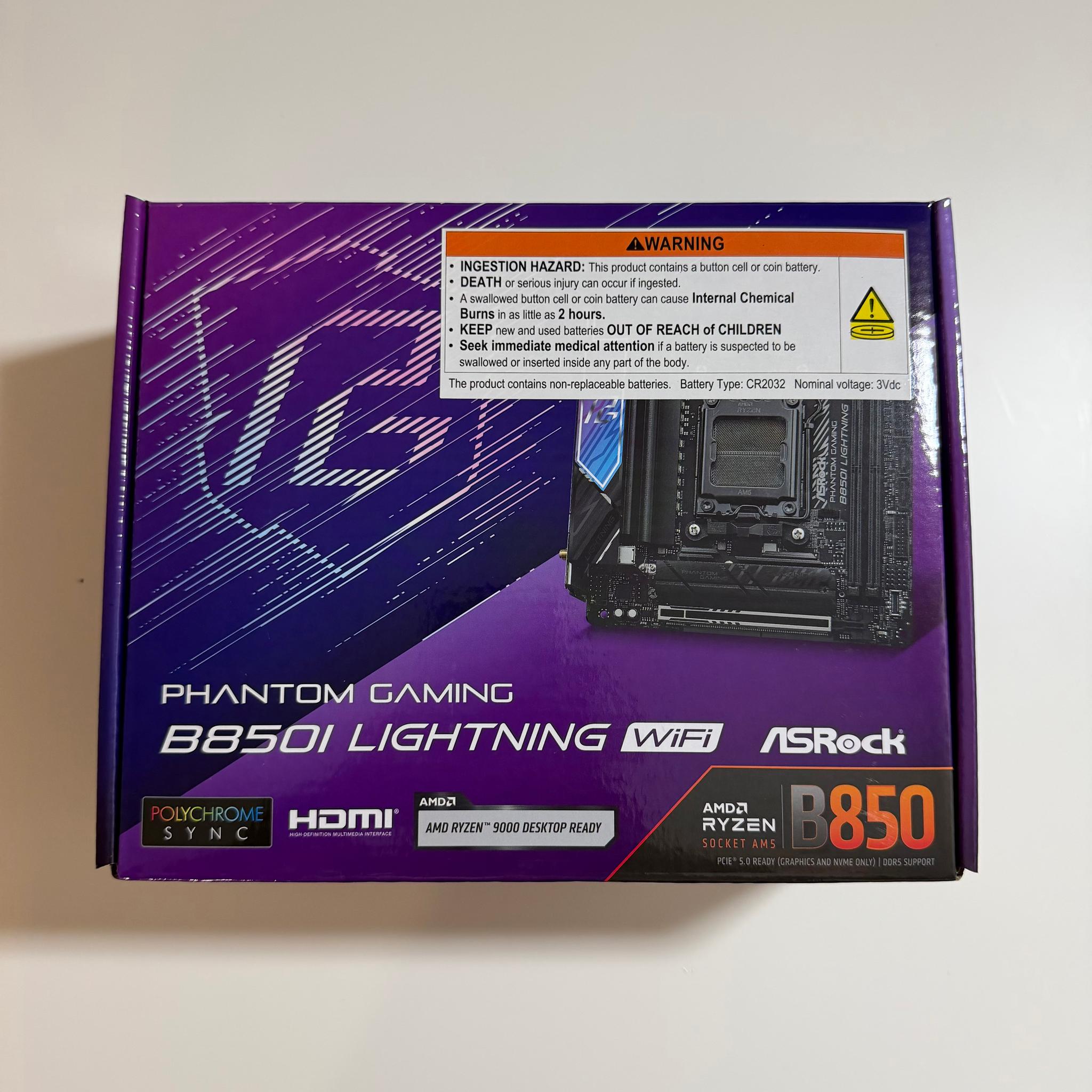 AsRock B850 ITX Motherboard