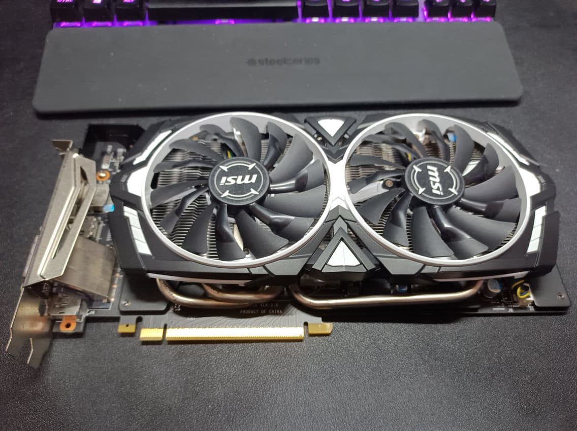 MSI GeForce GTX 1080 8GB GDDR5X With Custom Backplate!!!