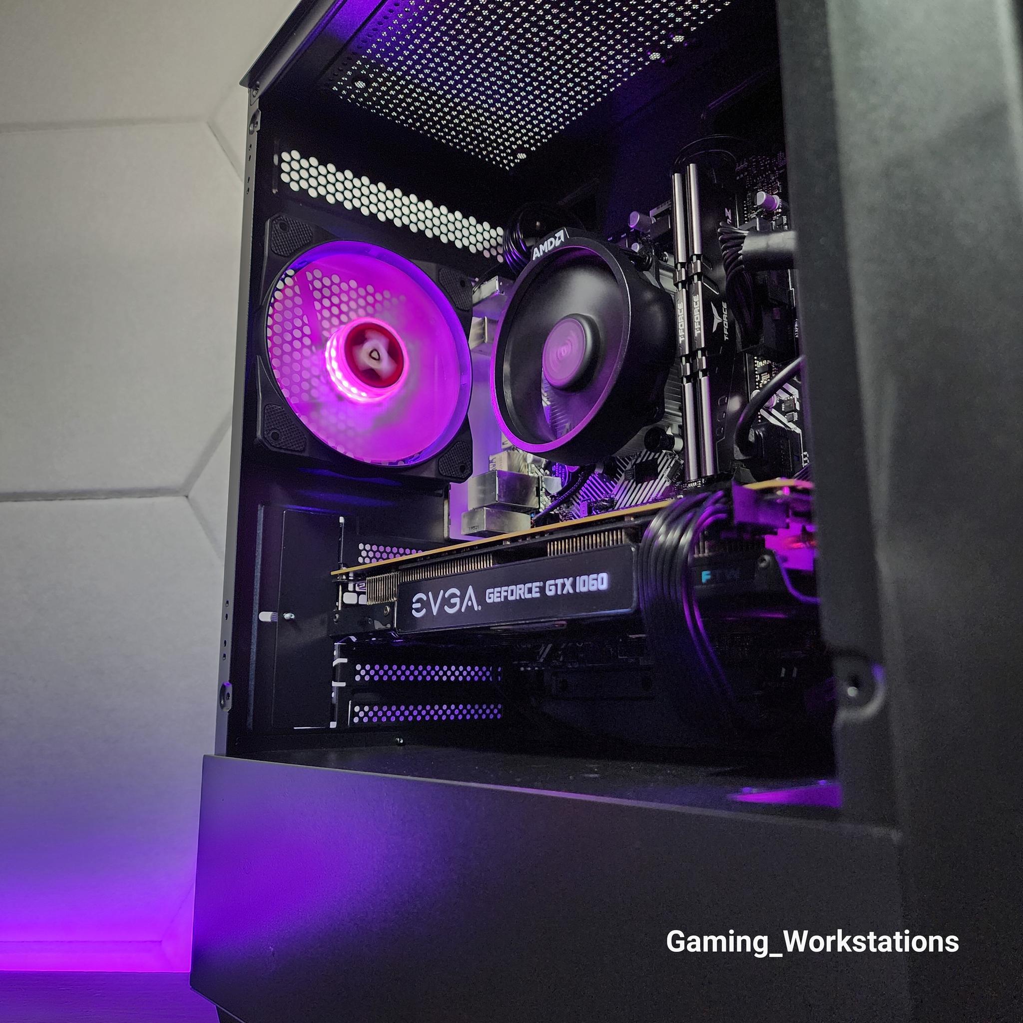 🖤💜GTX 1060 // Ryzen 5 1400 // 16GB 3200MHz // 512GB NVMe Gen 3