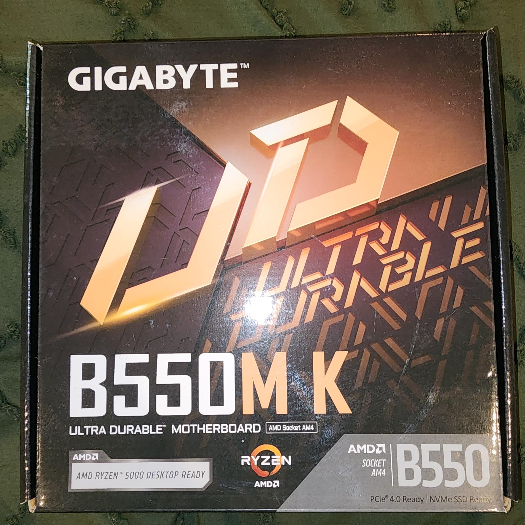 GIGABYTE B550M K Motherboard MicroATX [AMD B550 Chipset]