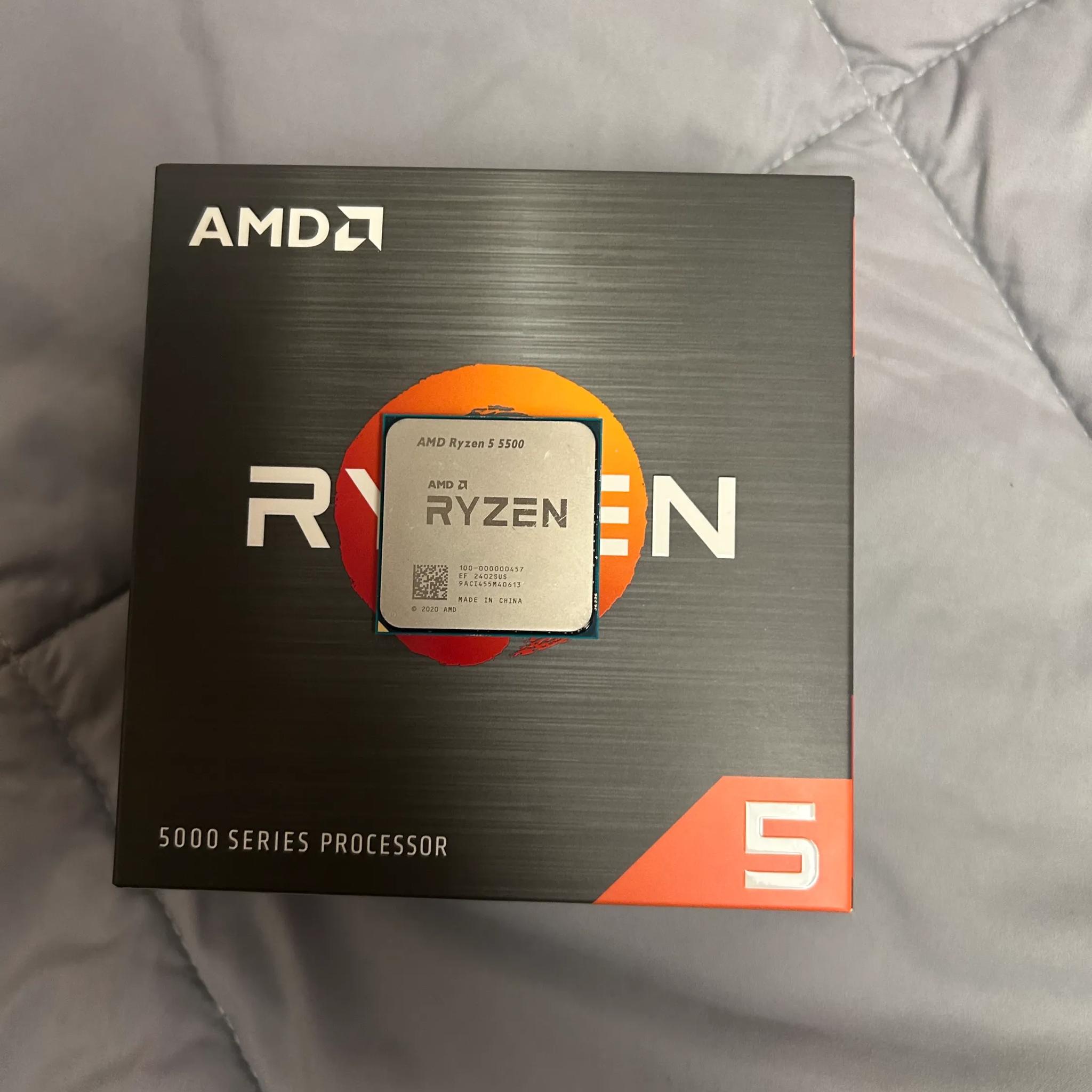 AMD Ryzen 5 5500 6-Core, 12-Thread Unlocked Desktop Processor