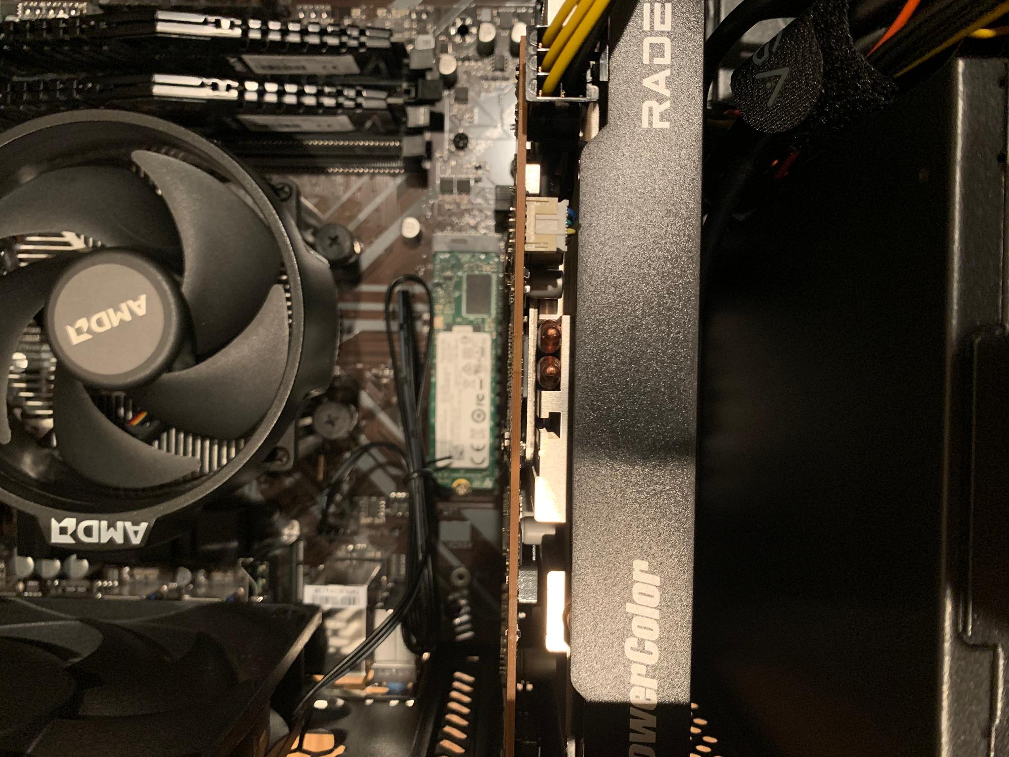 Custom Like New Mid-Range Budget Gaming PC R5 3600 RX 6500 XT 16GB RAM 128GB SSD 500GB HDD Windows