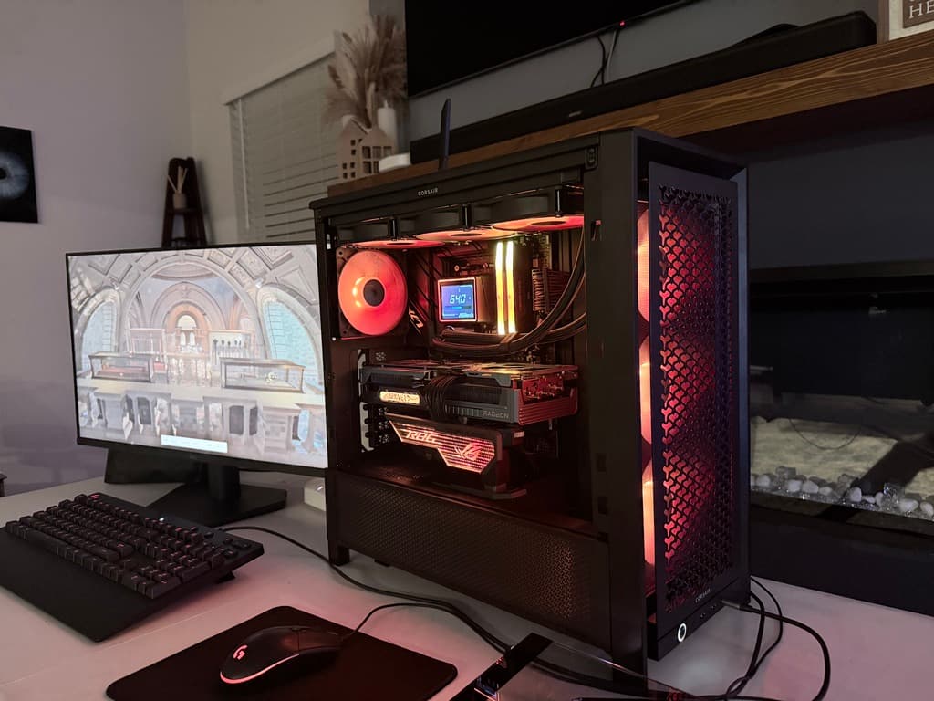 Ryzen 9 9950X RX 9070 XT 32GB DDR5 1.5TB NVMe Gaming PC Win 11 Pro