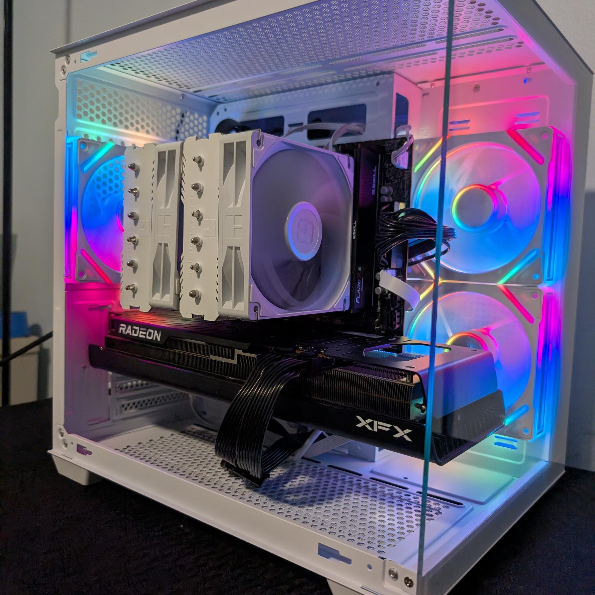 RX 7900 GRE 16GBvram-Ryzen 5 7500x3d-32 GB DDR5 6000-1 TB NVME Premium Gaming PC