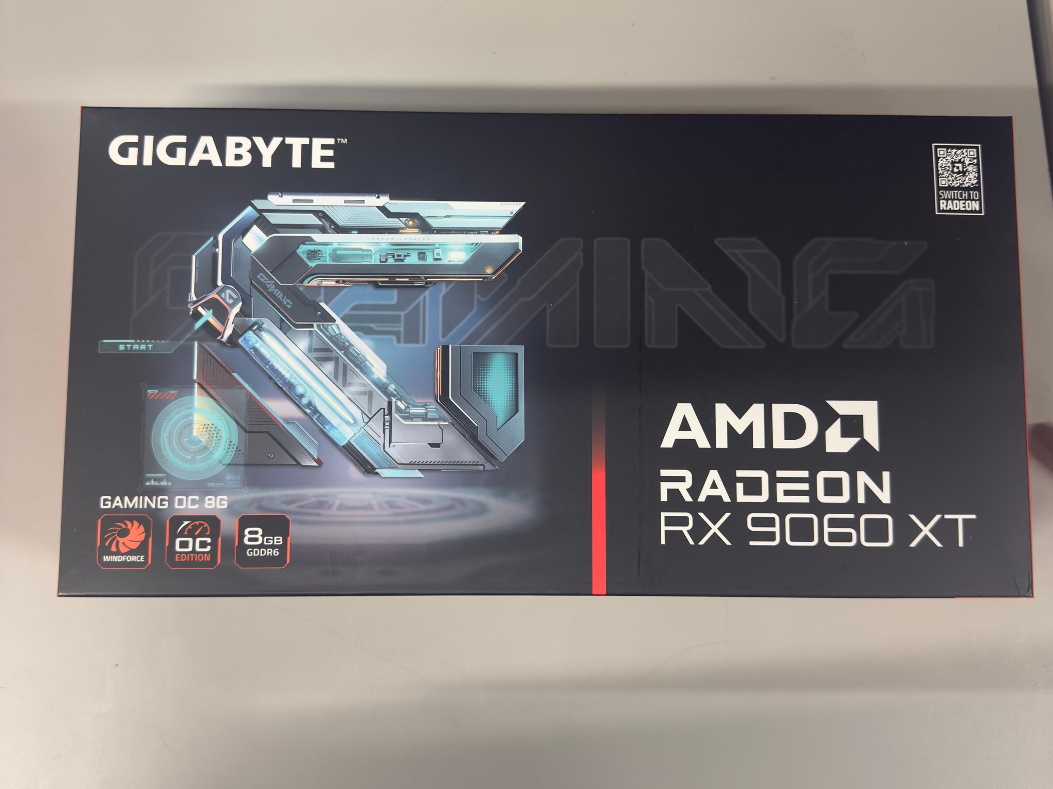 Gigabyte Gaming OC RX 9060 XT 8GB (Open Box)