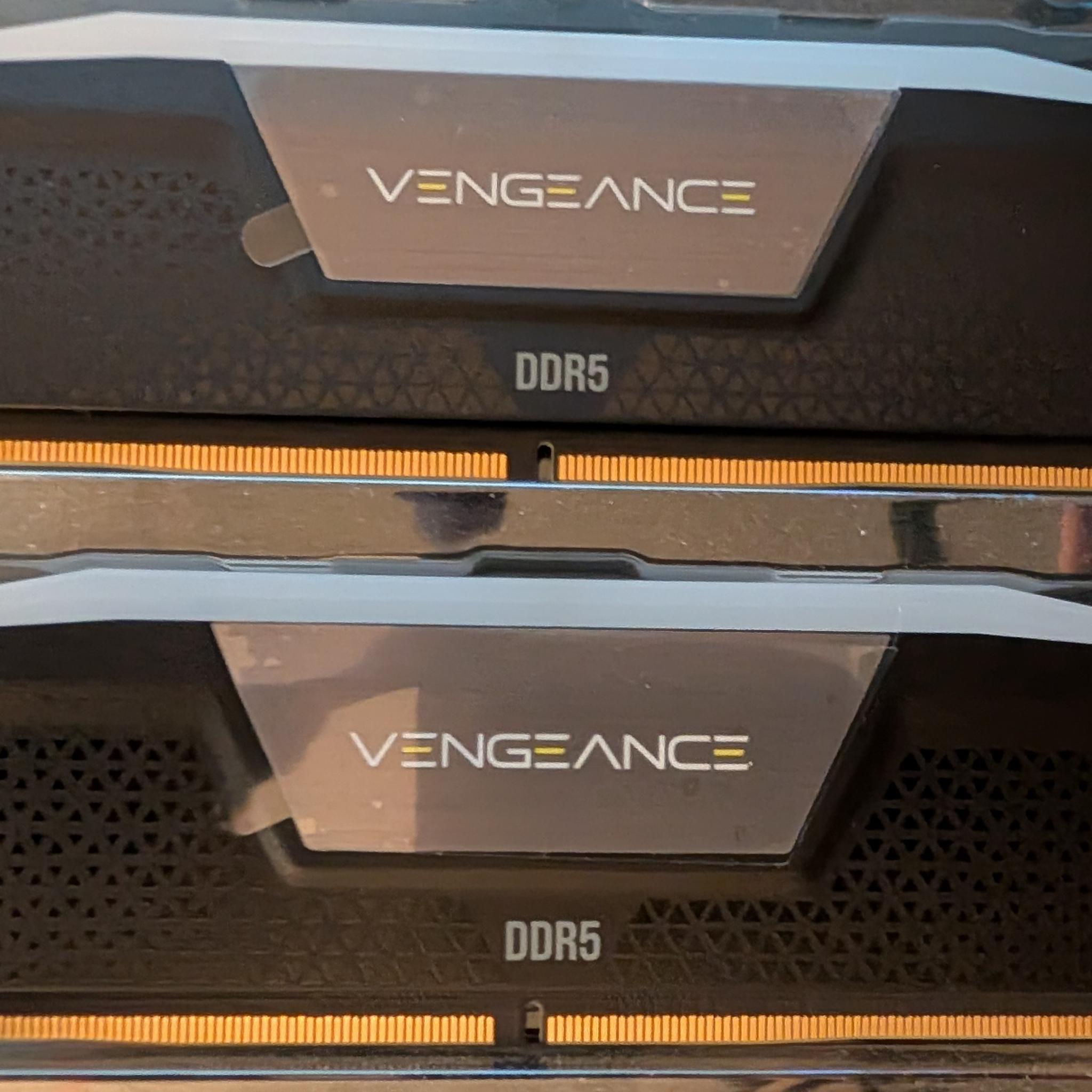 Corsair Vengeance DDR5 Memory, 32GB (16x2) 7200MT/s