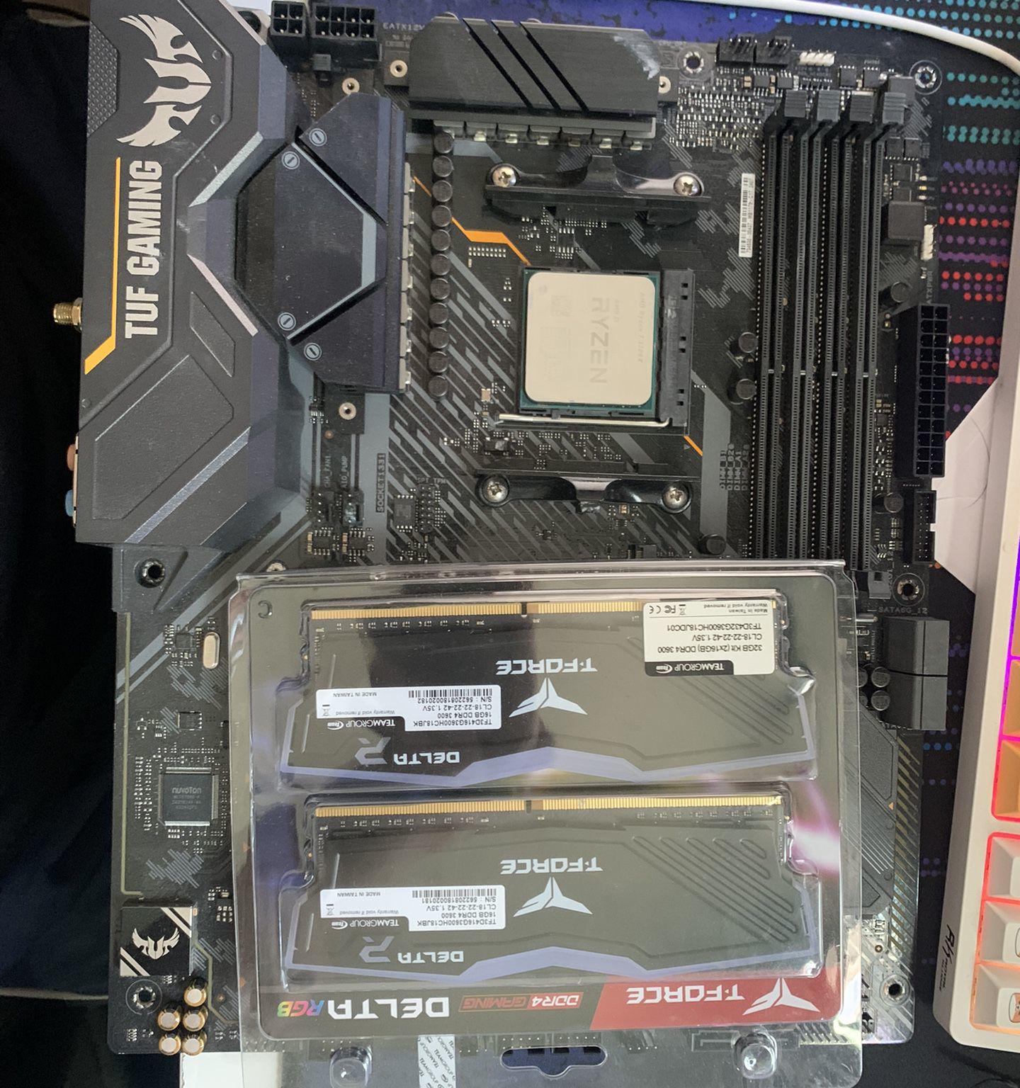 3700x + tuf x570 + 32gb ram