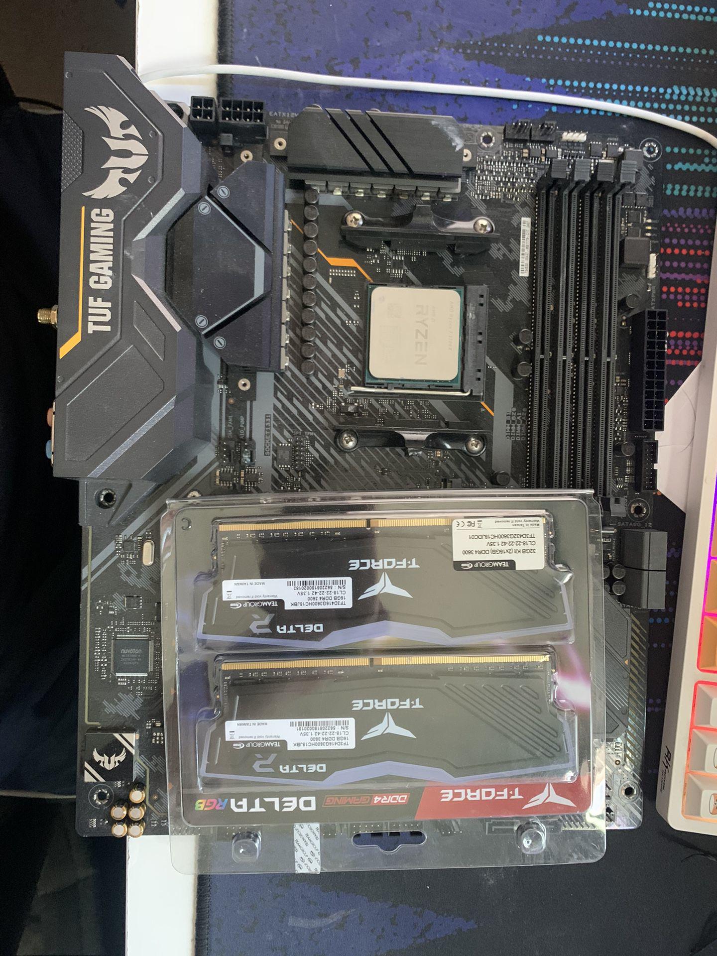 3700x + tuf x570 + 32gb ram