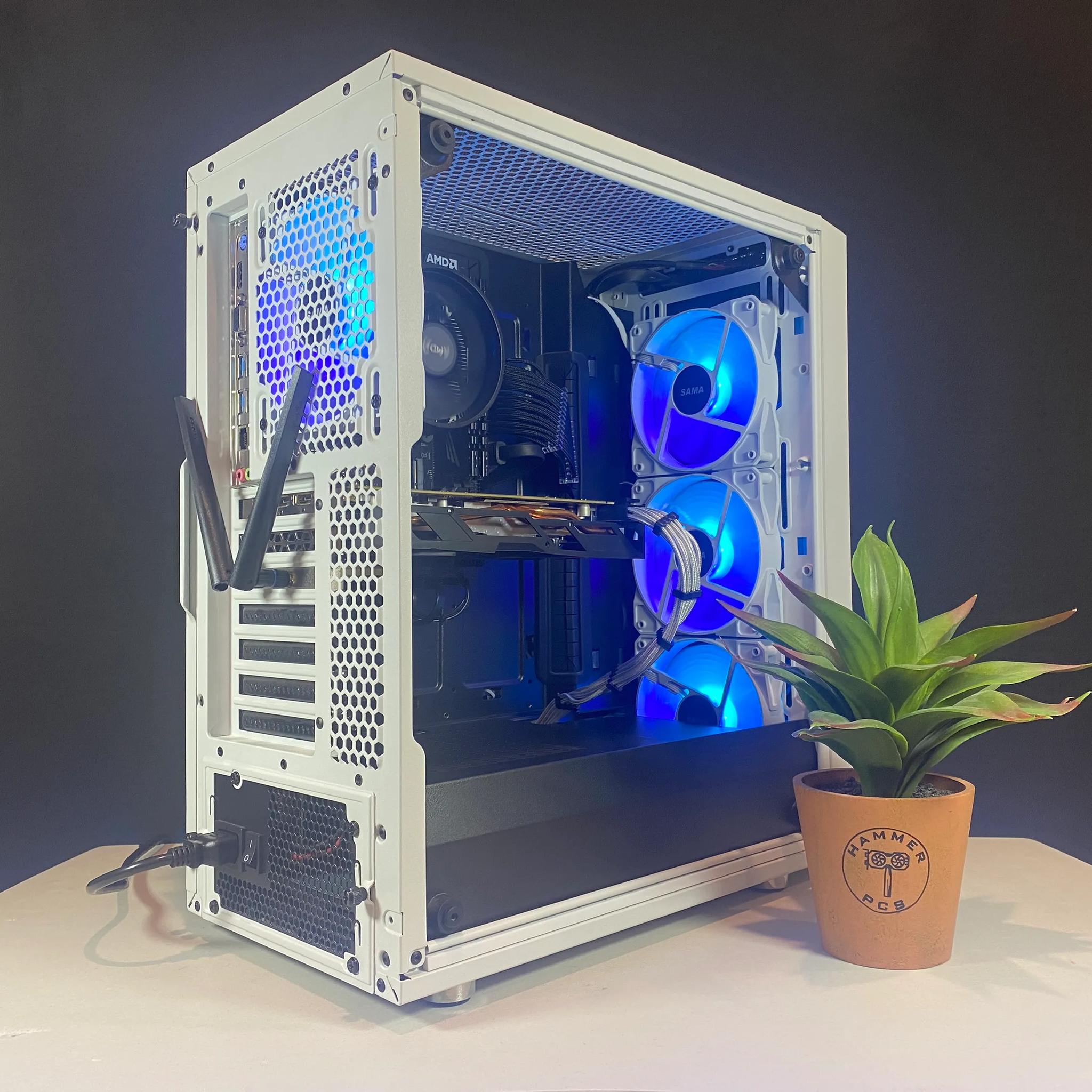 ☃️Custom Built RGB Gaming PC☃️|Windows 11, Ryzen 5, RX 590 | Fortnite, CoD, Valorant, GTA V, More!