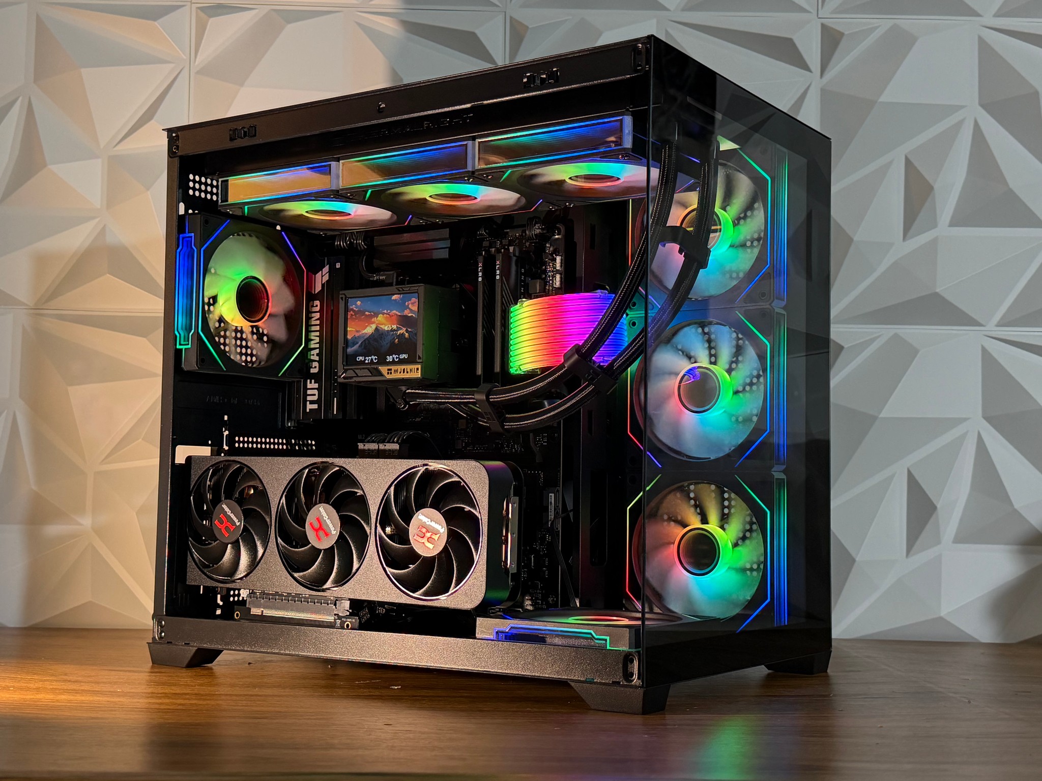 🔥RX 9070 XT | Ryzen  7900X/9800x3d | 32GB DDR5 | 1TB NVMe | LCD AIO | W11 Pro "Fireflare Phantom"🔥