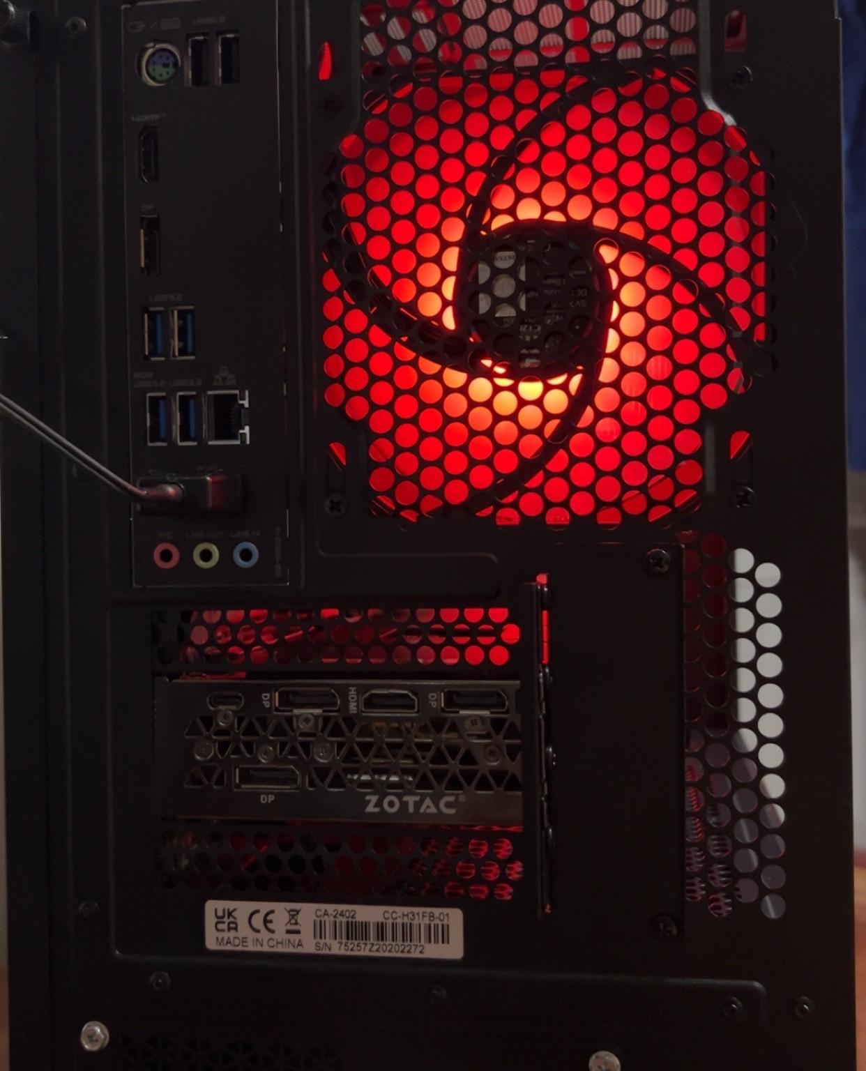 -1080p Gaming Computer-   Ryzen 5 5500 / RTX 2080 / 16GB DDR4 / 512GB SSD