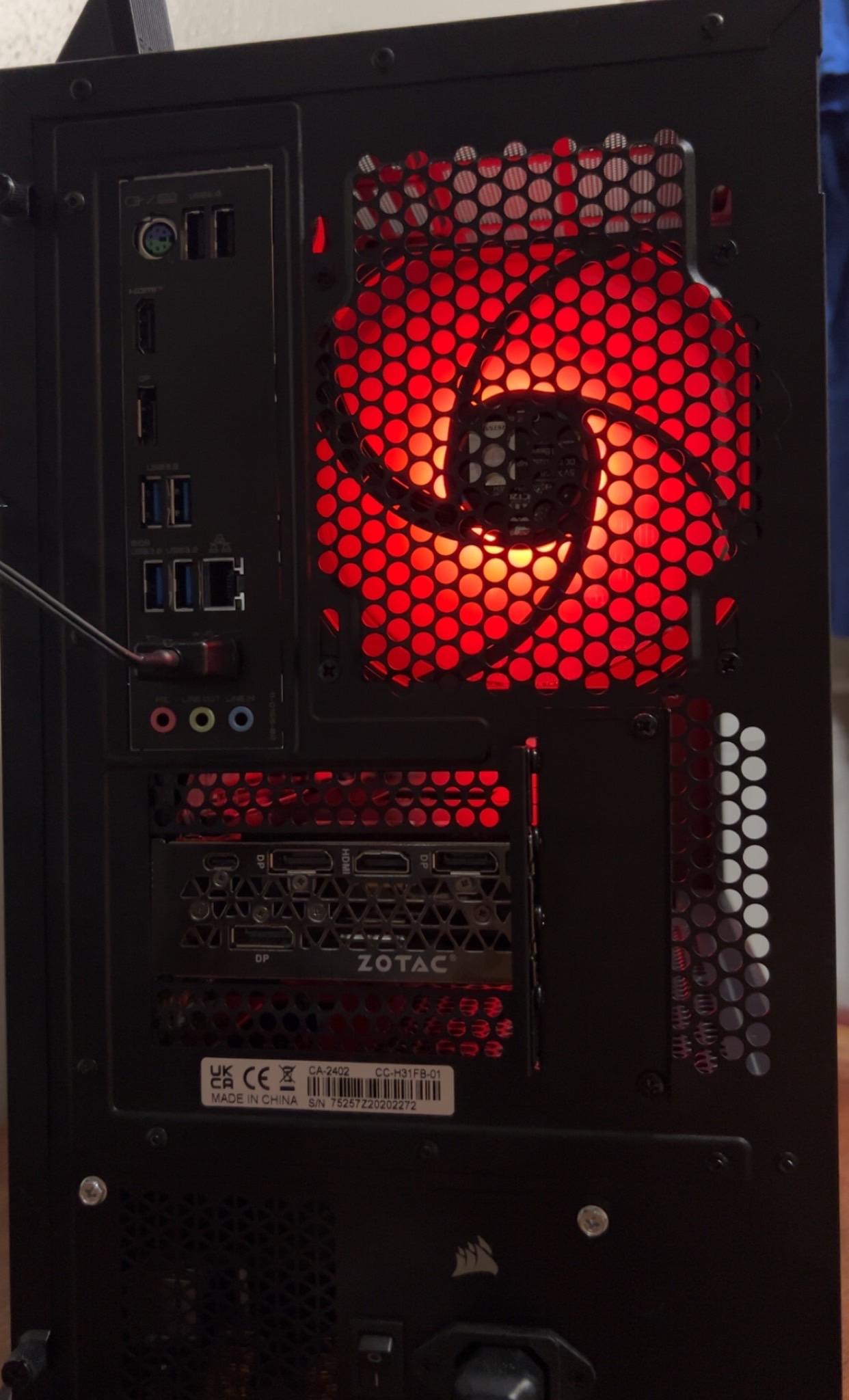 -1080p Gaming Computer-   Ryzen 5 5500 / RTX 2080 / 16GB DDR4 / 512GB SSD