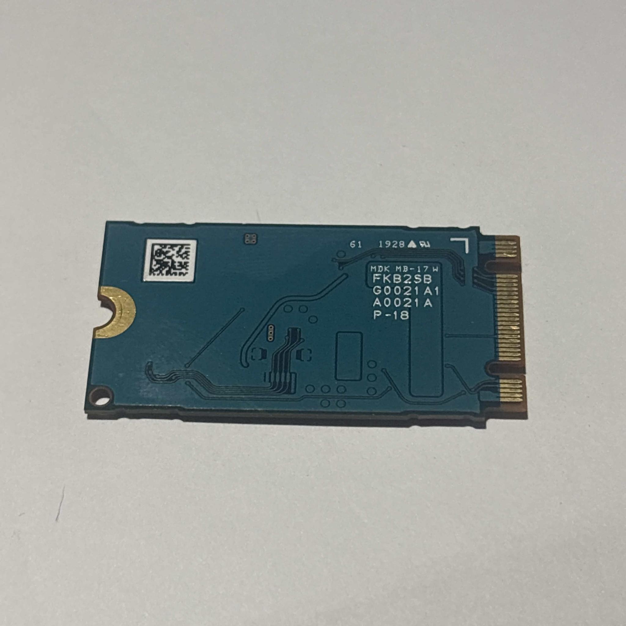 Toshiba 128GB NVMe SSD Tested Working 89% Health M.2