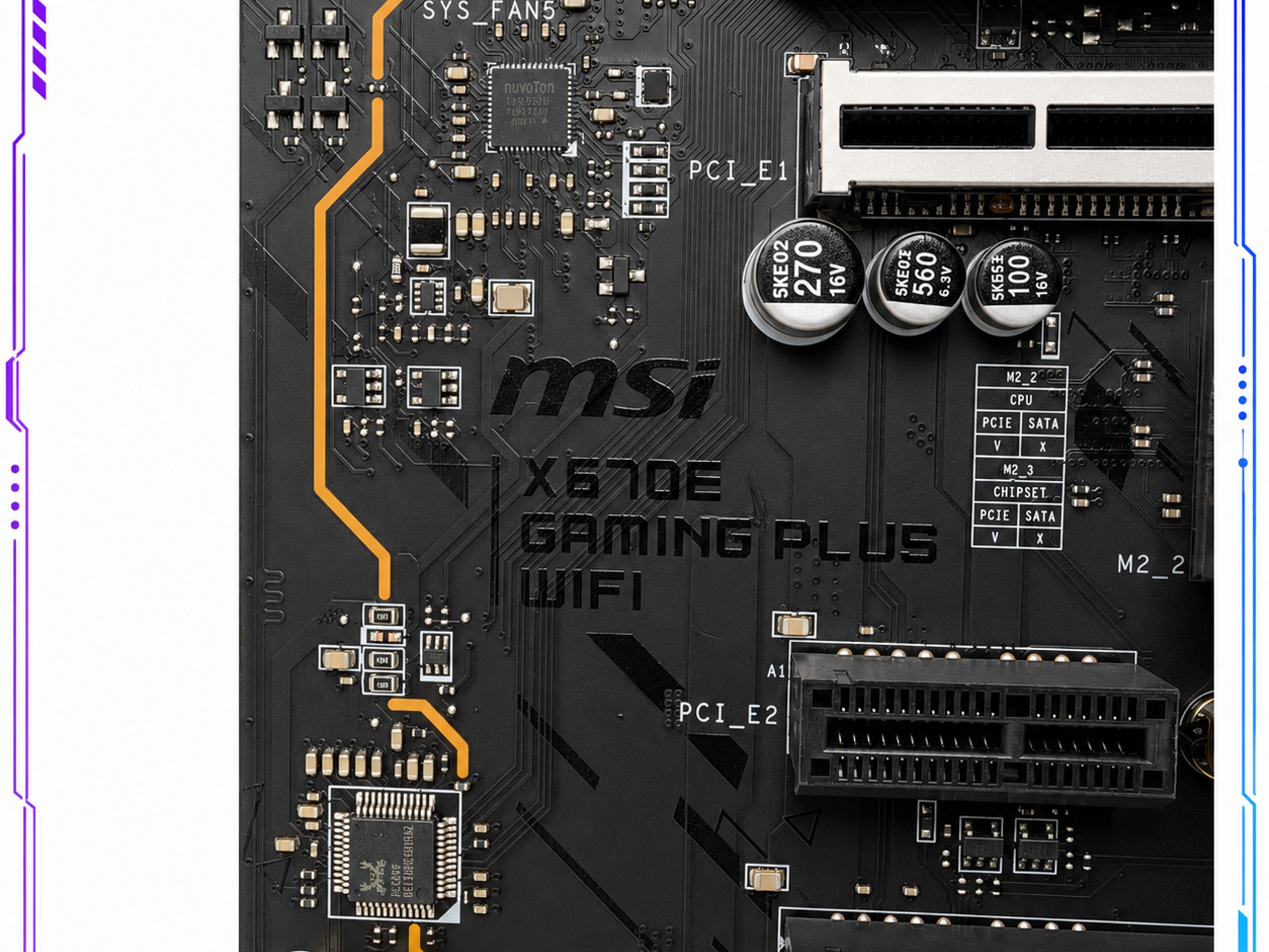 UPDATED BIOS MSI X670E GAMING PLUS WIFI AM5 DDR5 ATX Motherboard
