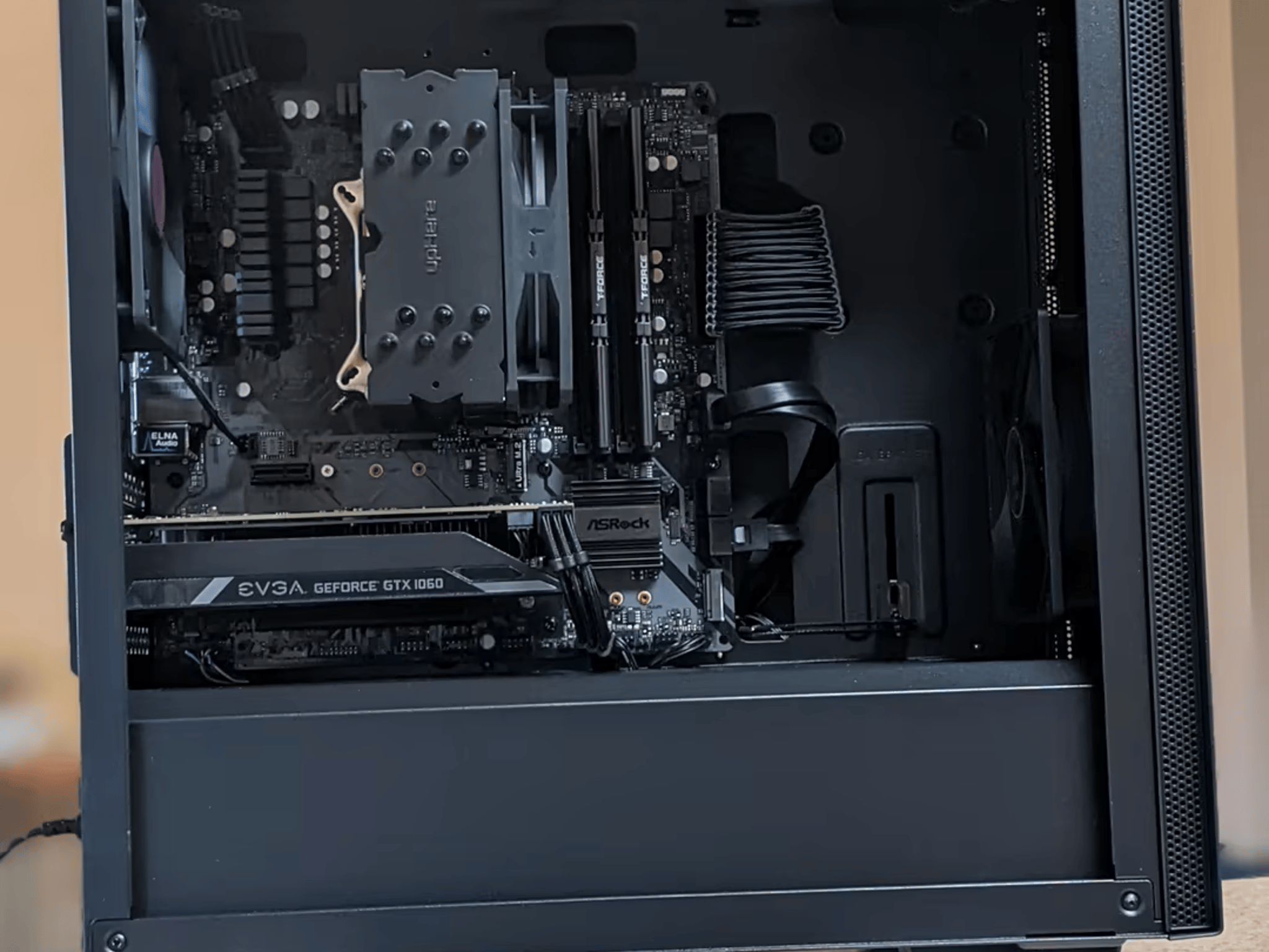 Stealth Black Ryzen Gaming PC -Ryzen 5 1600 - GTX 1060 6GB