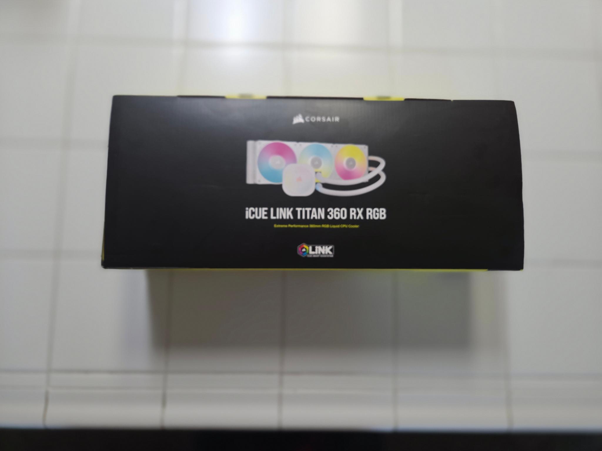 CORSAIR TITAN 360 RX RGB WHITE