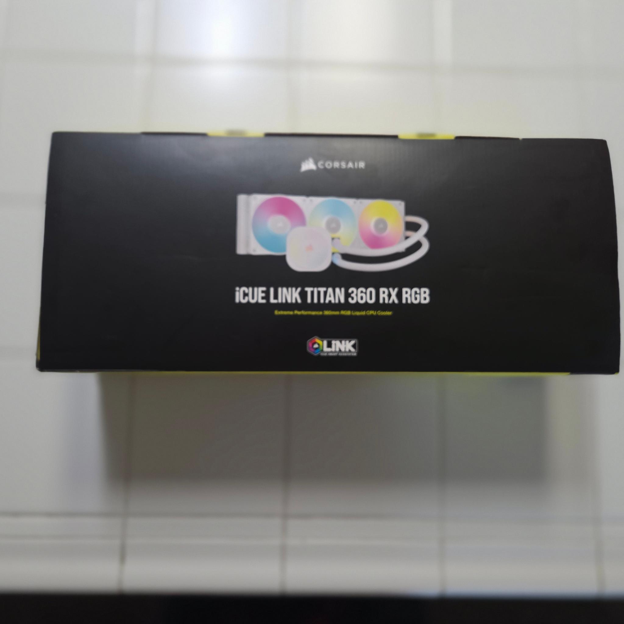 CORSAIR TITAN 360 RX RGB WHITE