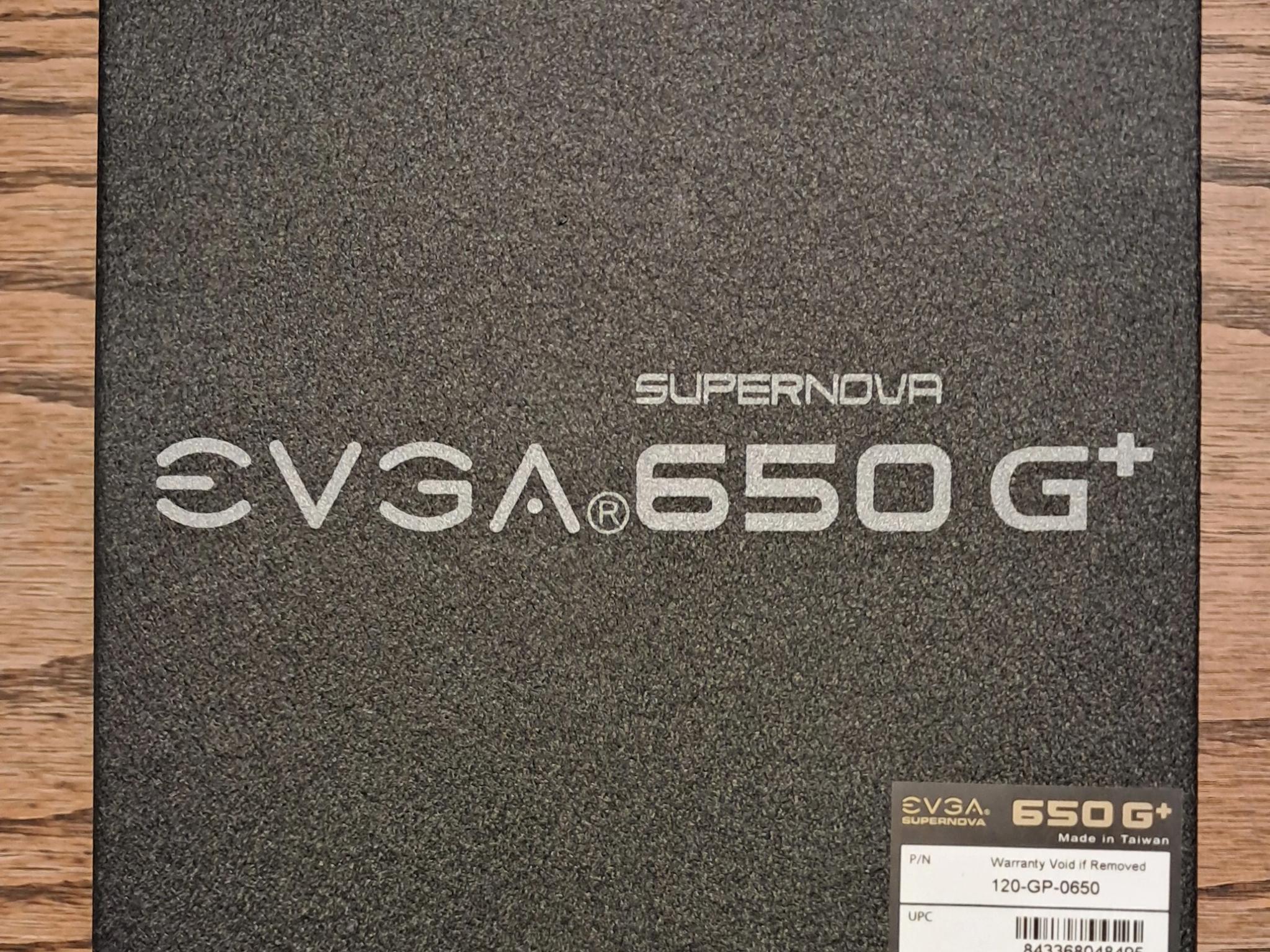 EVGA 650 G+ Supernova 80+ Gold PSU