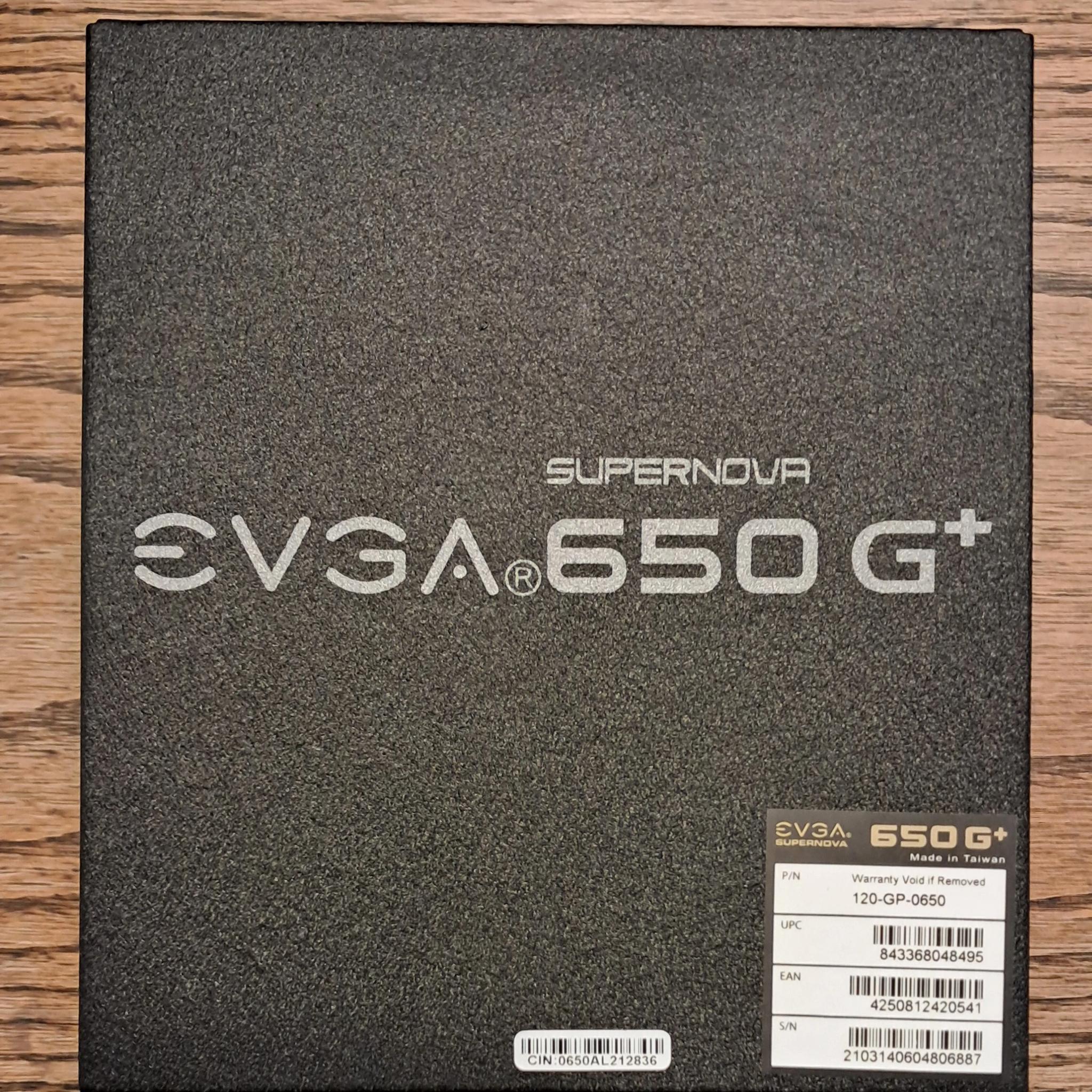 EVGA 650 G+ Supernova 80+ Gold PSU