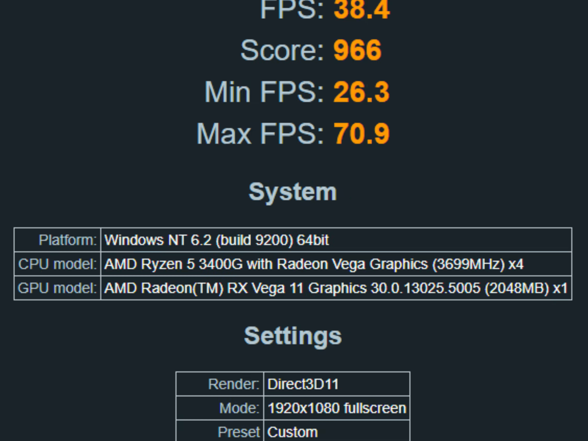 Ryzen 3400g Gaming PC