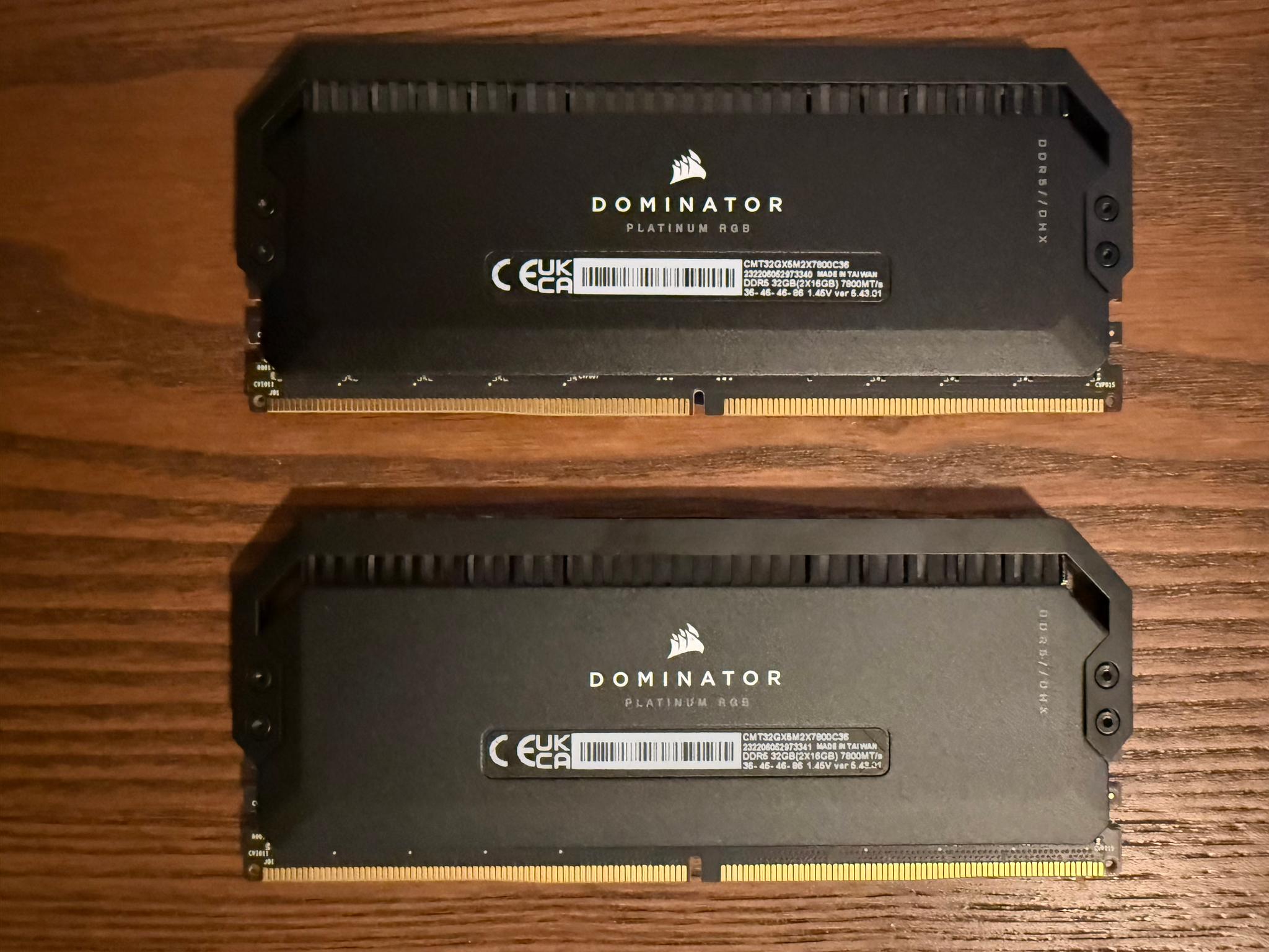 Corsair Dominator Platinum RGB DDR5 32GB 7800MHz